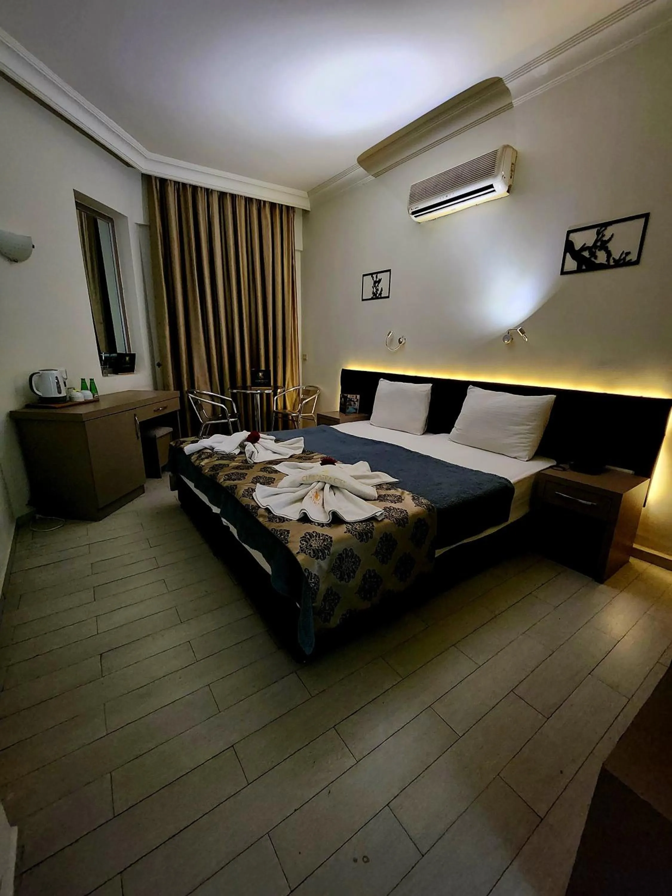 Bed in Cleopatra City Hotel Alanya