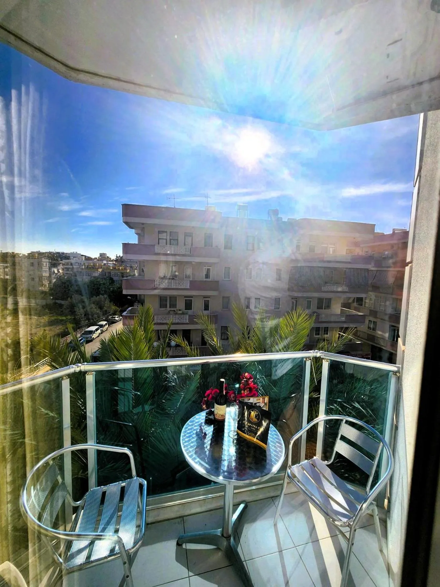 Patio in Cleopatra City Hotel Alanya