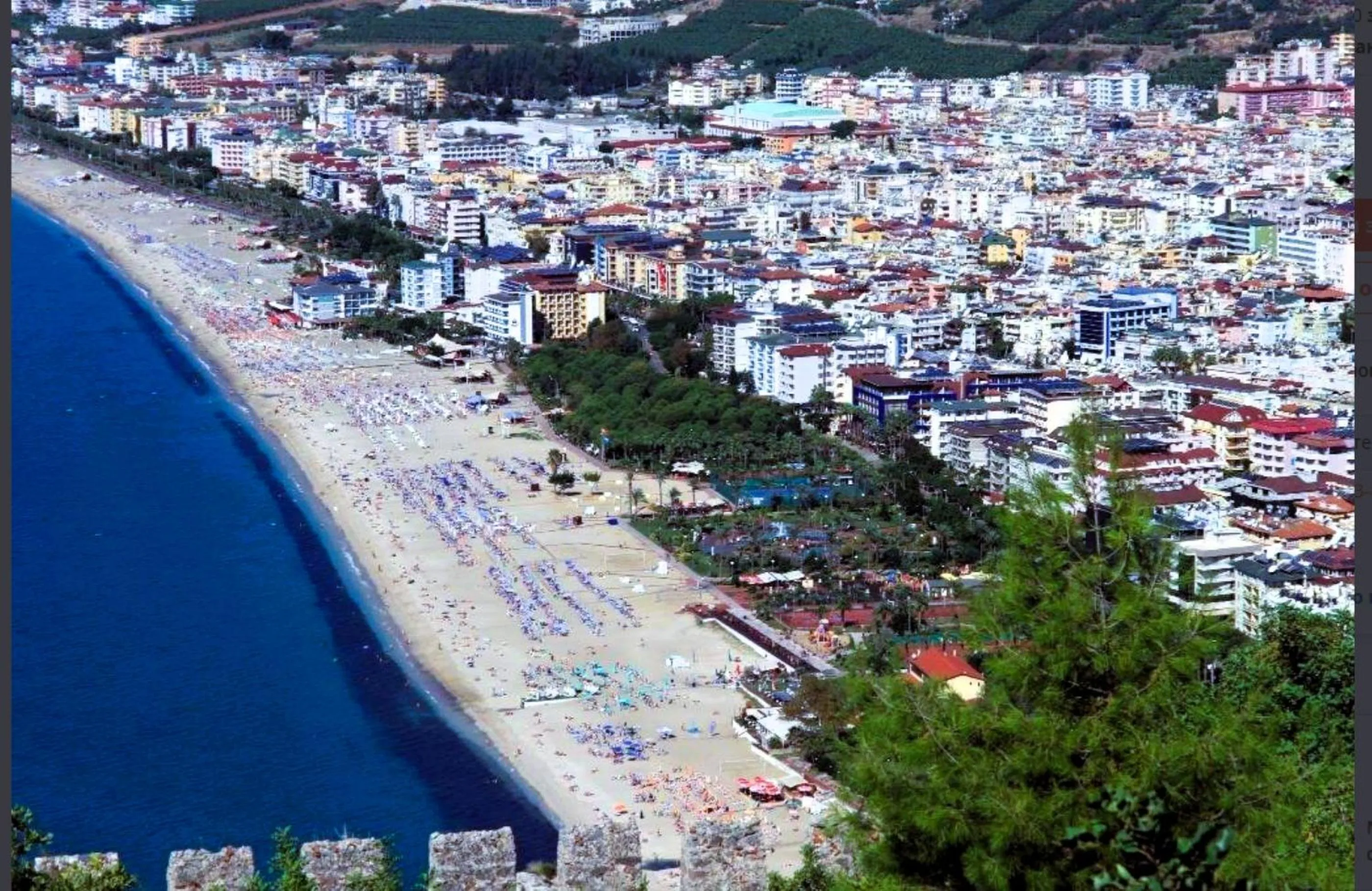Natural landscape in Cleopatra City Hotel Alanya