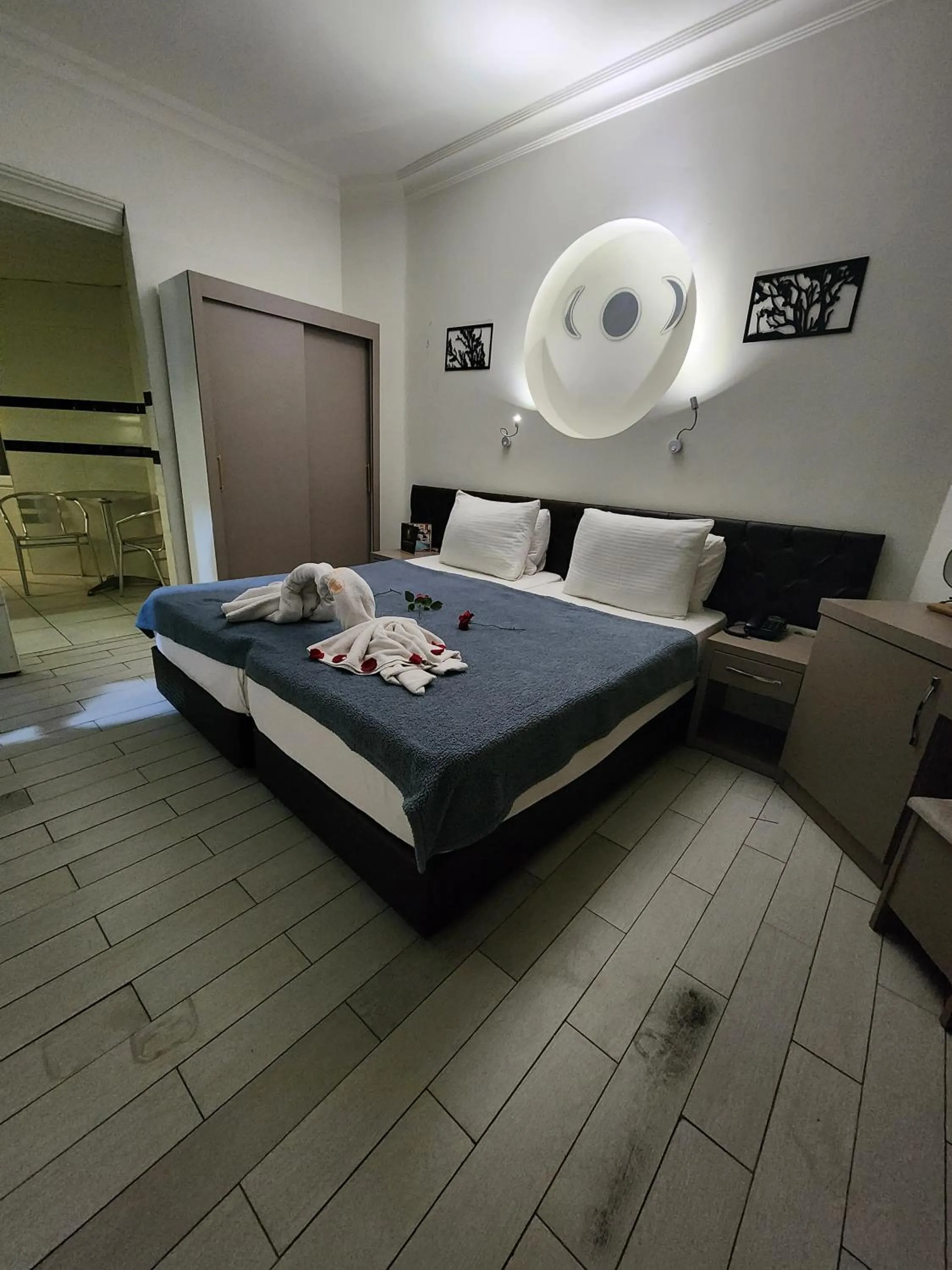 Bed in Cleopatra City Hotel Alanya