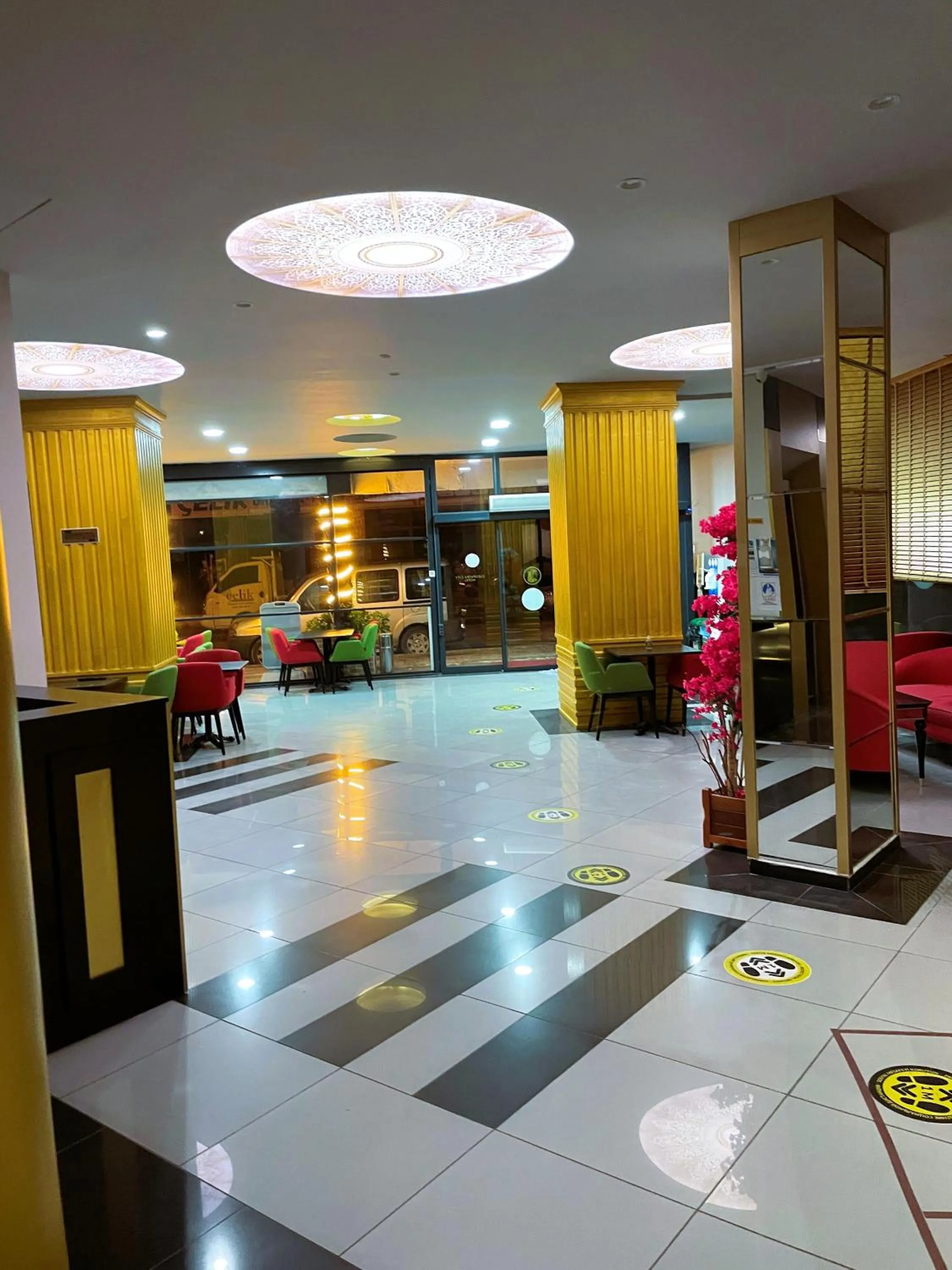 Lobby or reception in Cleopatra City Hotel Alanya
