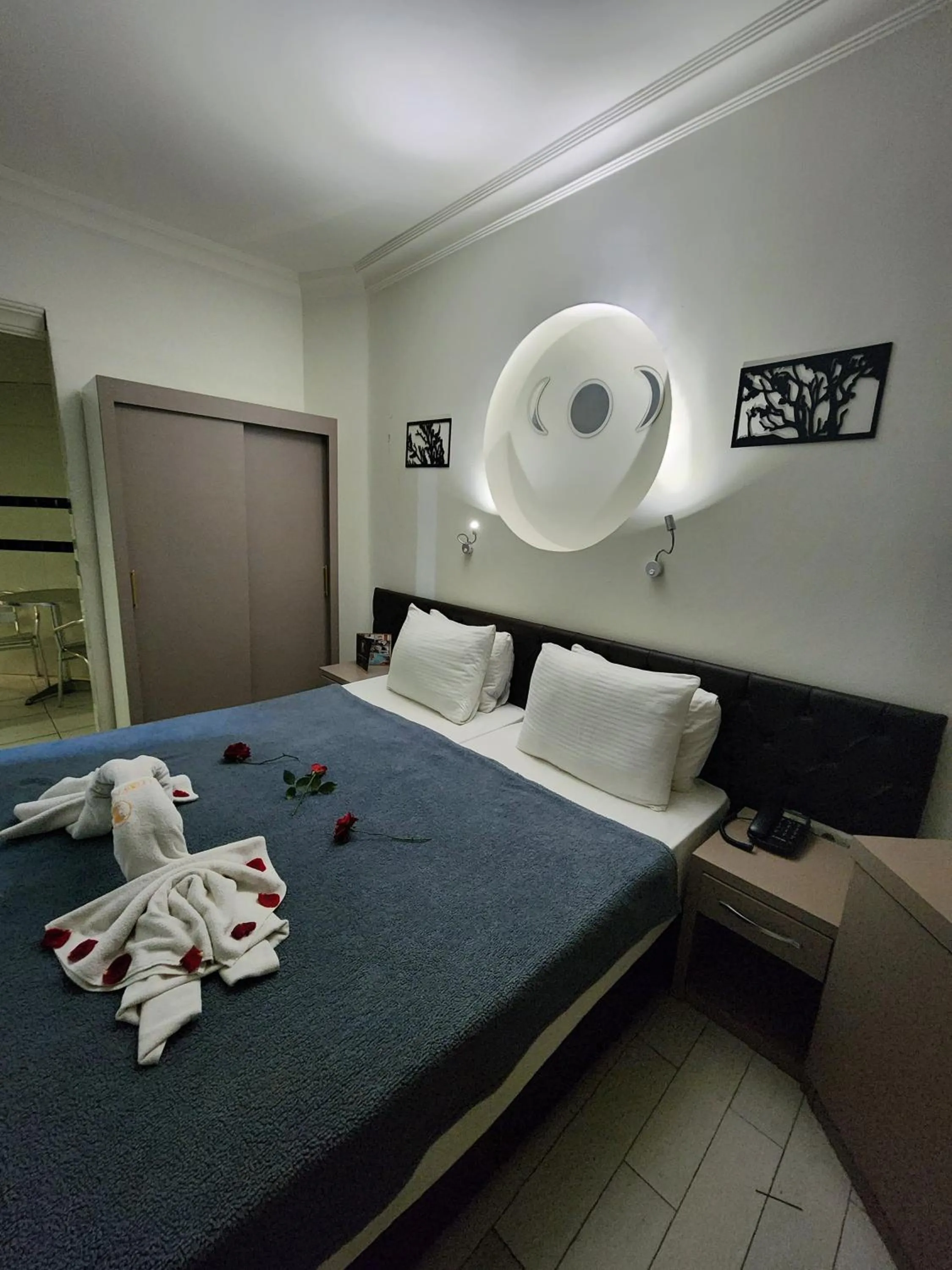 Bed in Cleopatra City Hotel Alanya
