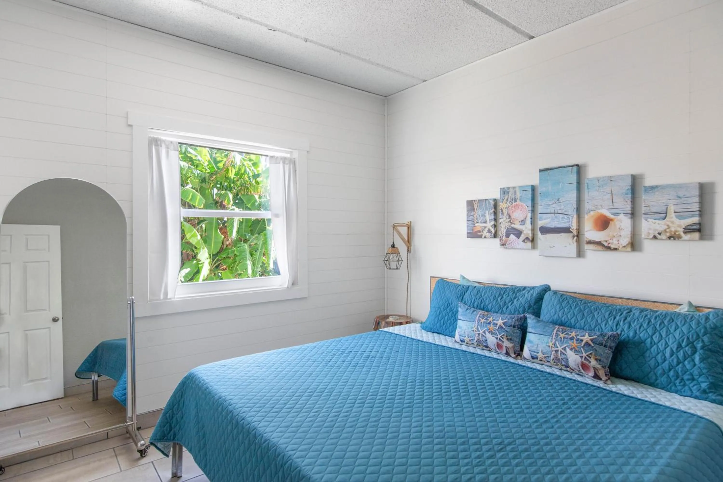 Bedroom, Bed in SPI Beach Condo - Just a block away to Paradise