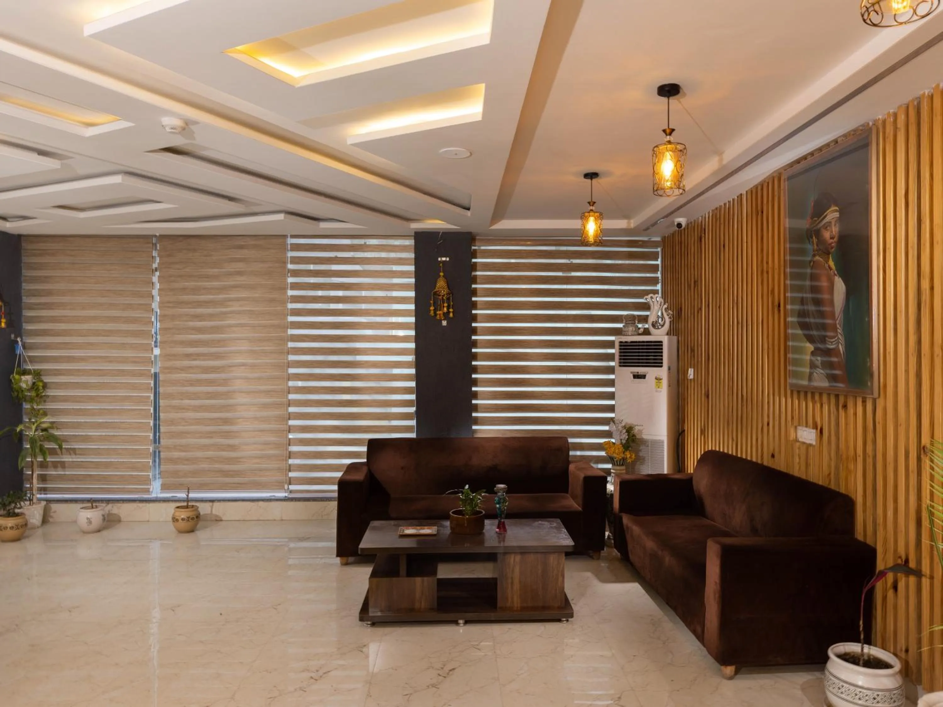 Lobby or reception in Vyom Boutique Hotel Rishikesh