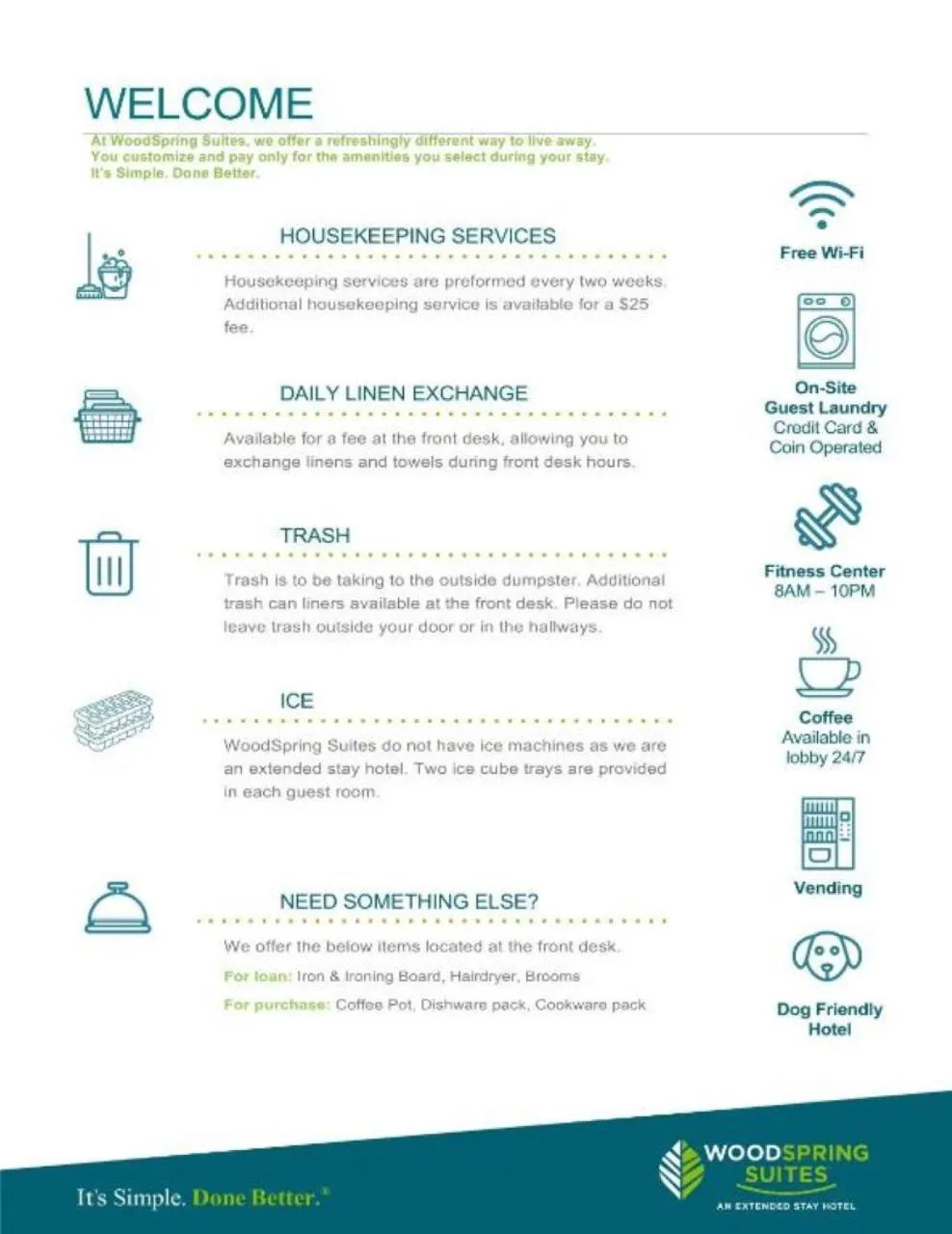 Property logo or sign in WoodSpring Suites Mesa Chandler