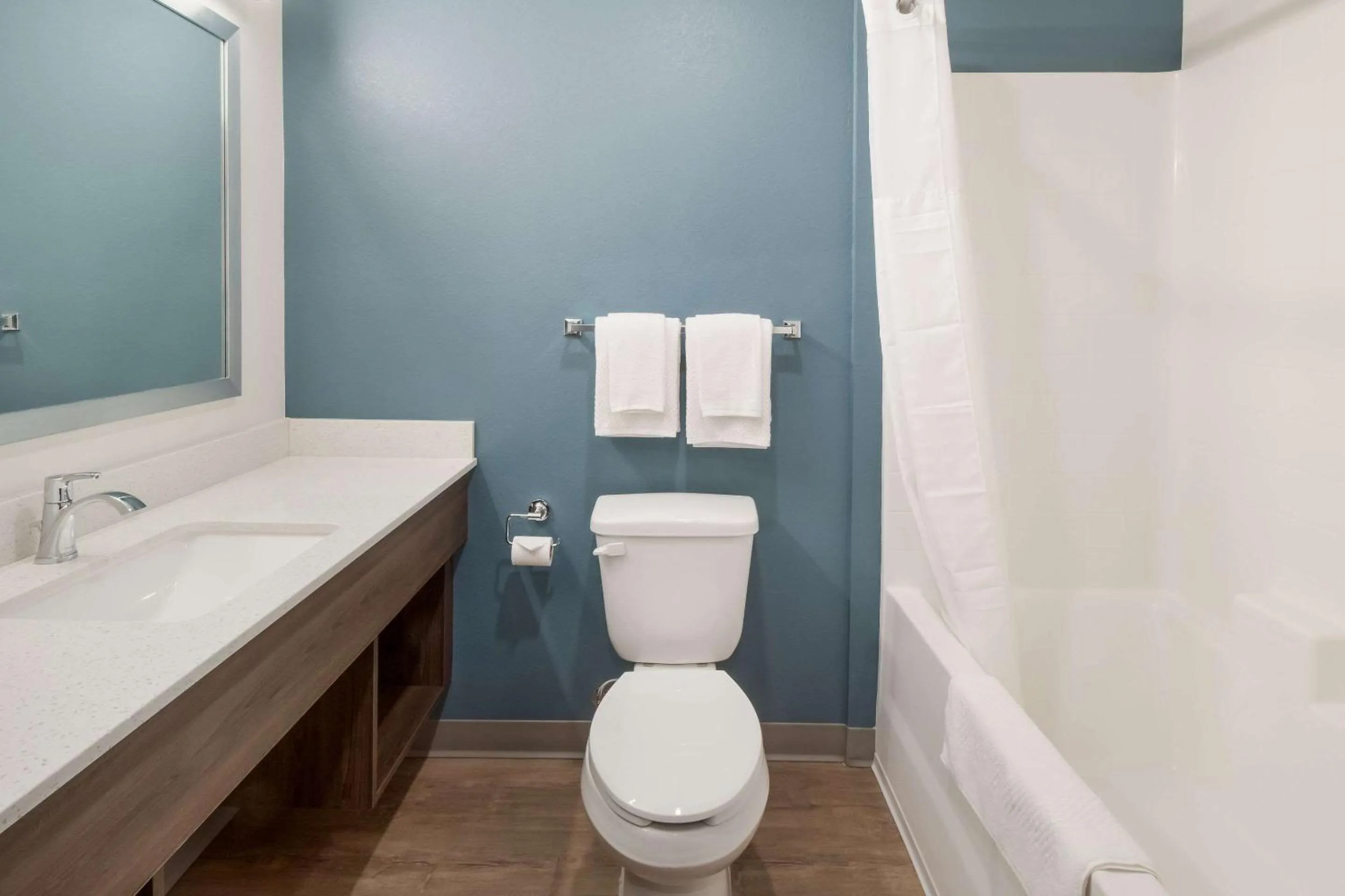 Bathroom in WoodSpring Suites Mesa Chandler