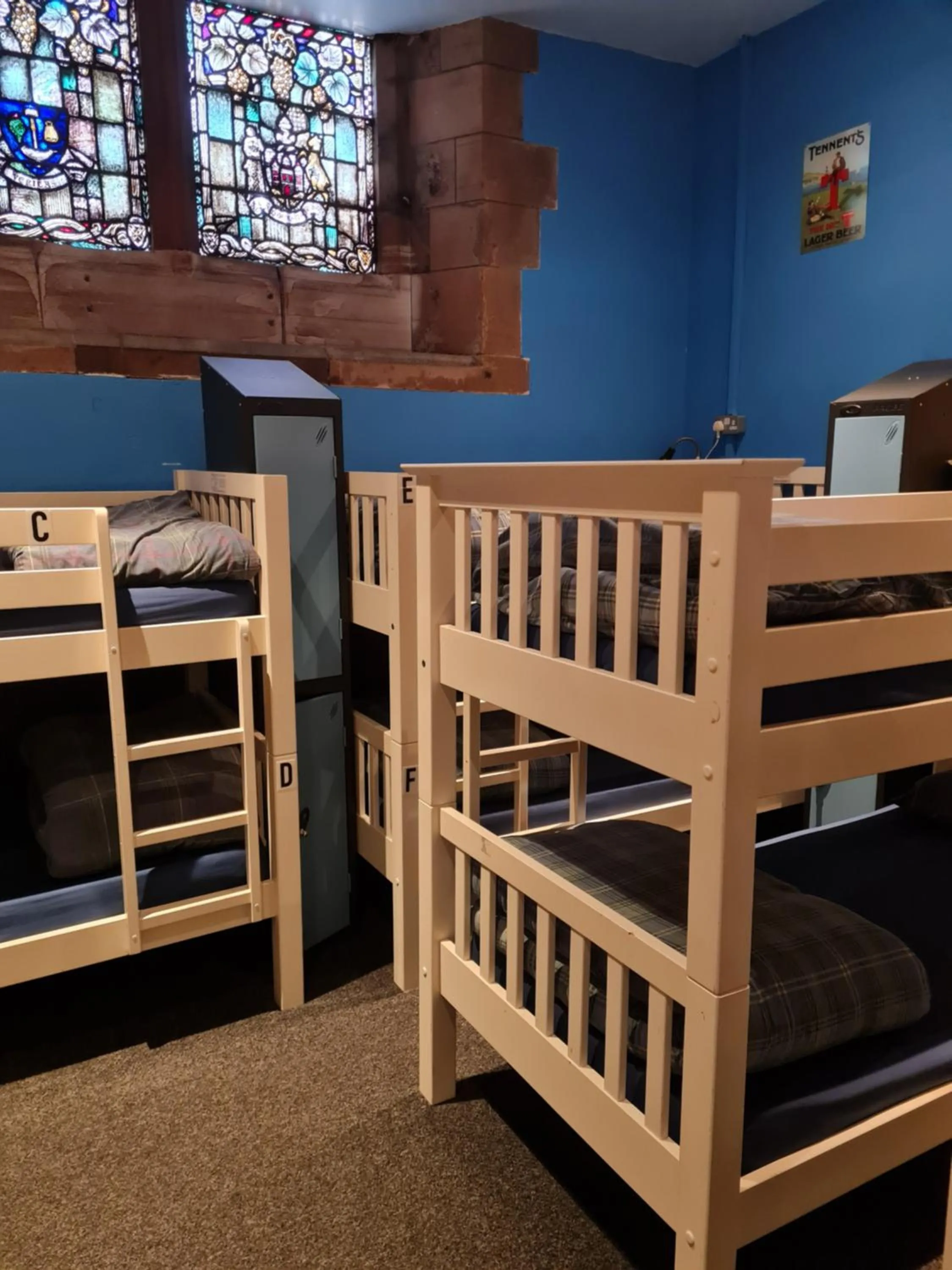 bunk bed, Bed in Belford Hostel