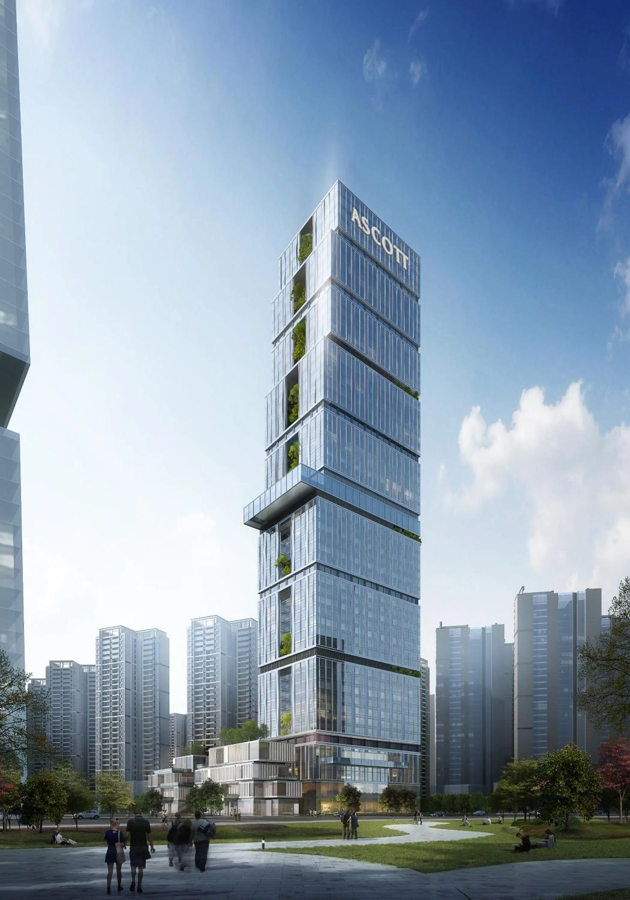 Property building in Ascott Qinhuang Chengdu