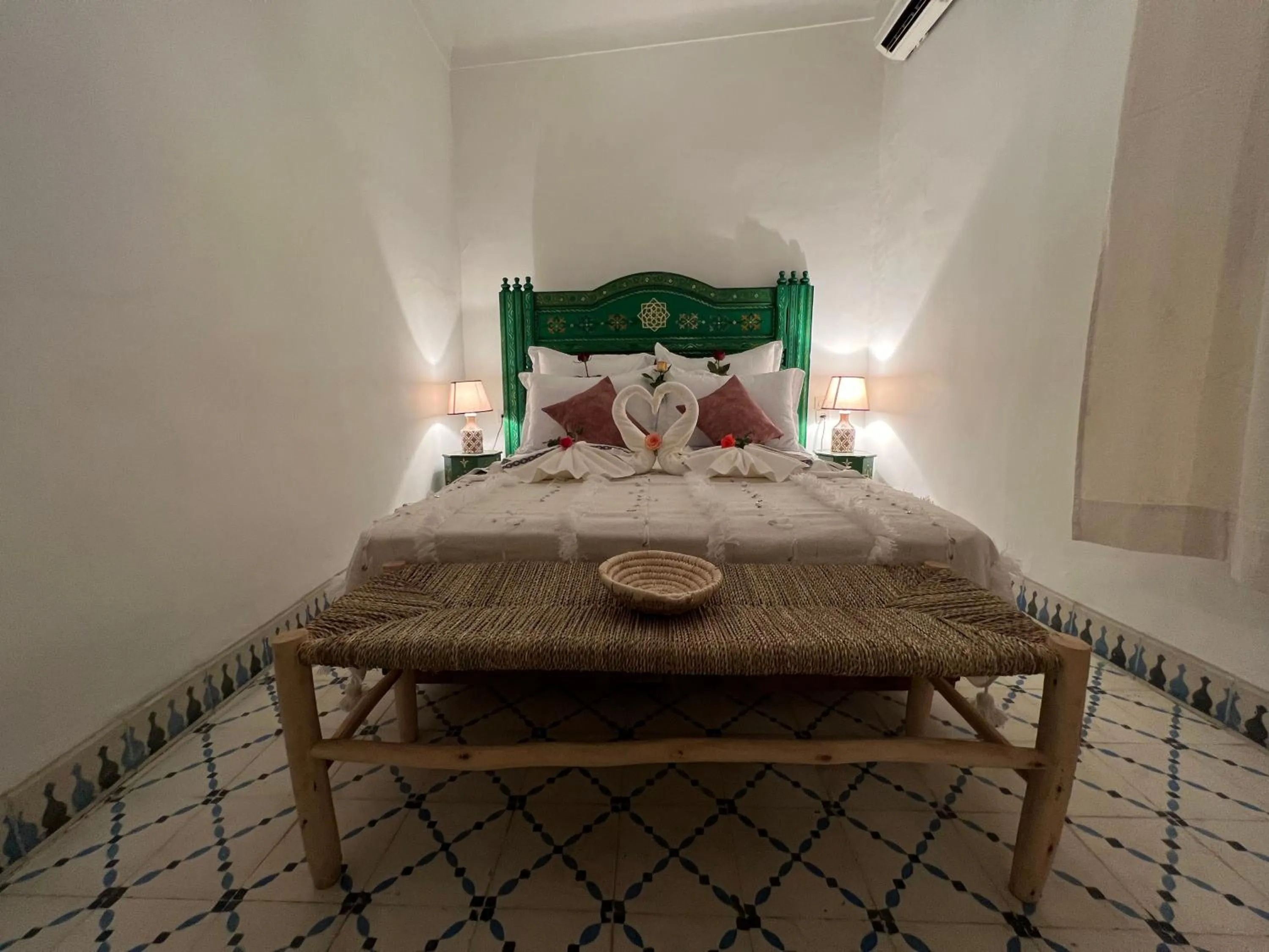 Bed in Riad Malfa