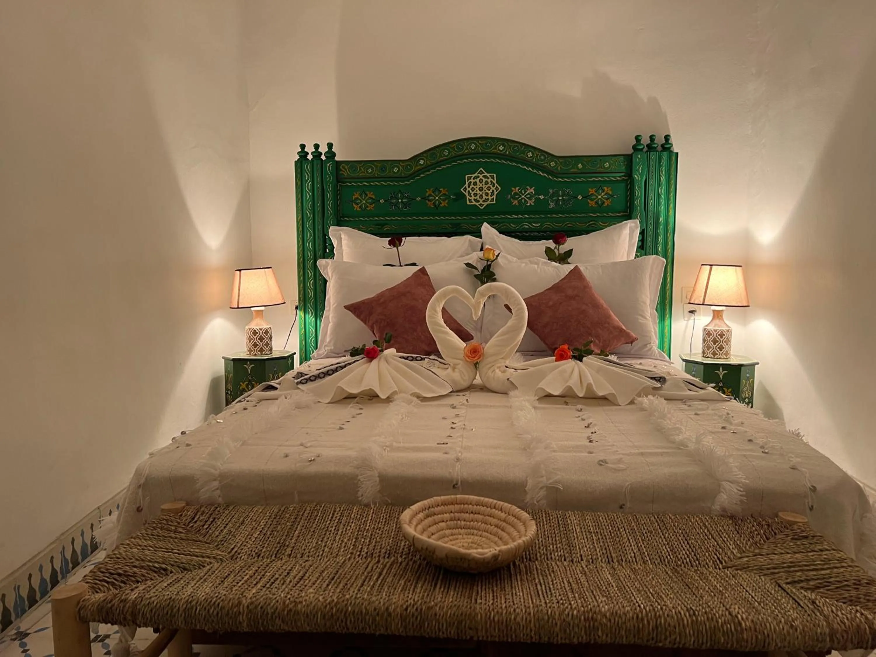 Bedroom, Bed in Riad Malfa