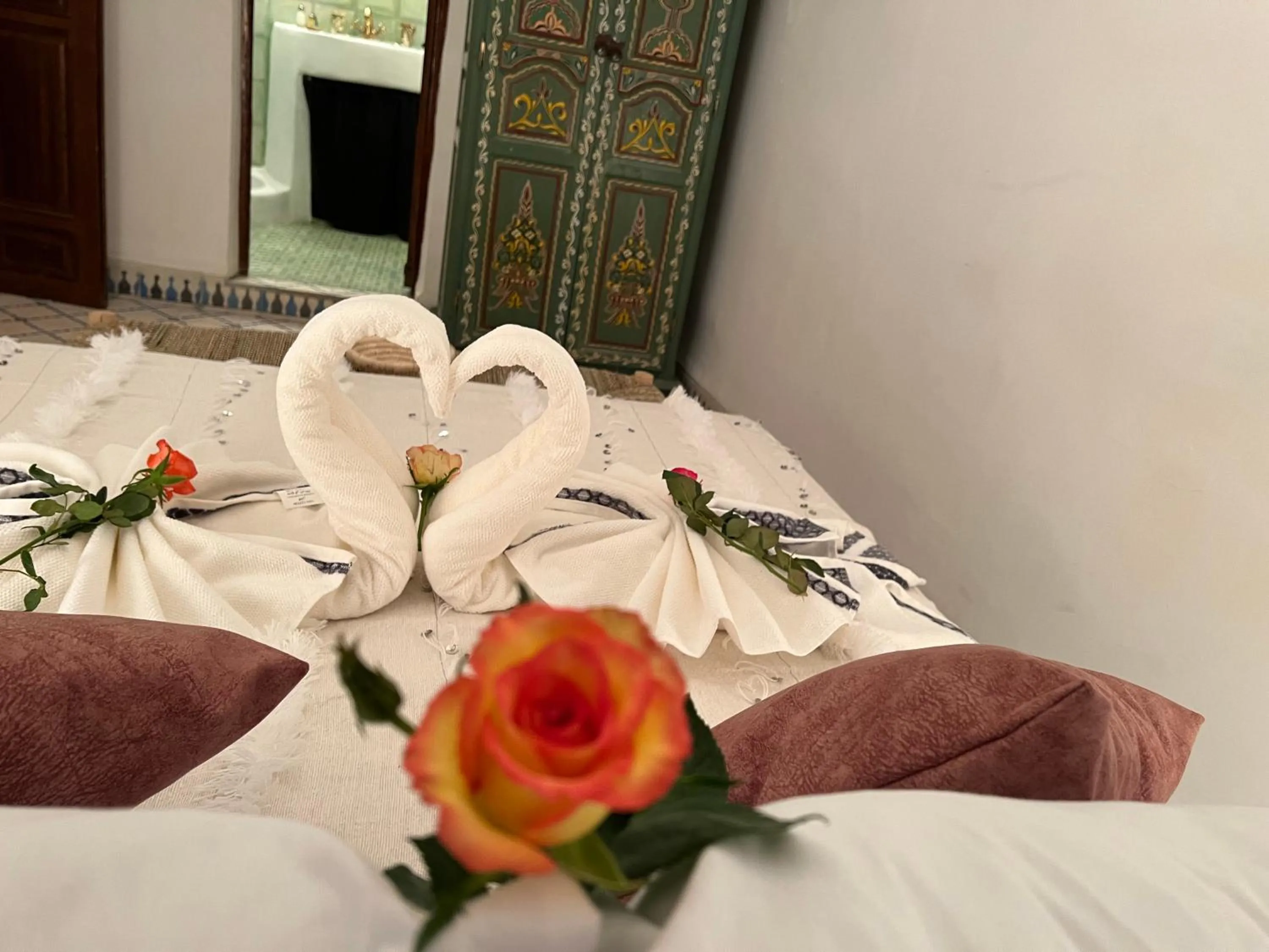 Bed in Riad Malfa