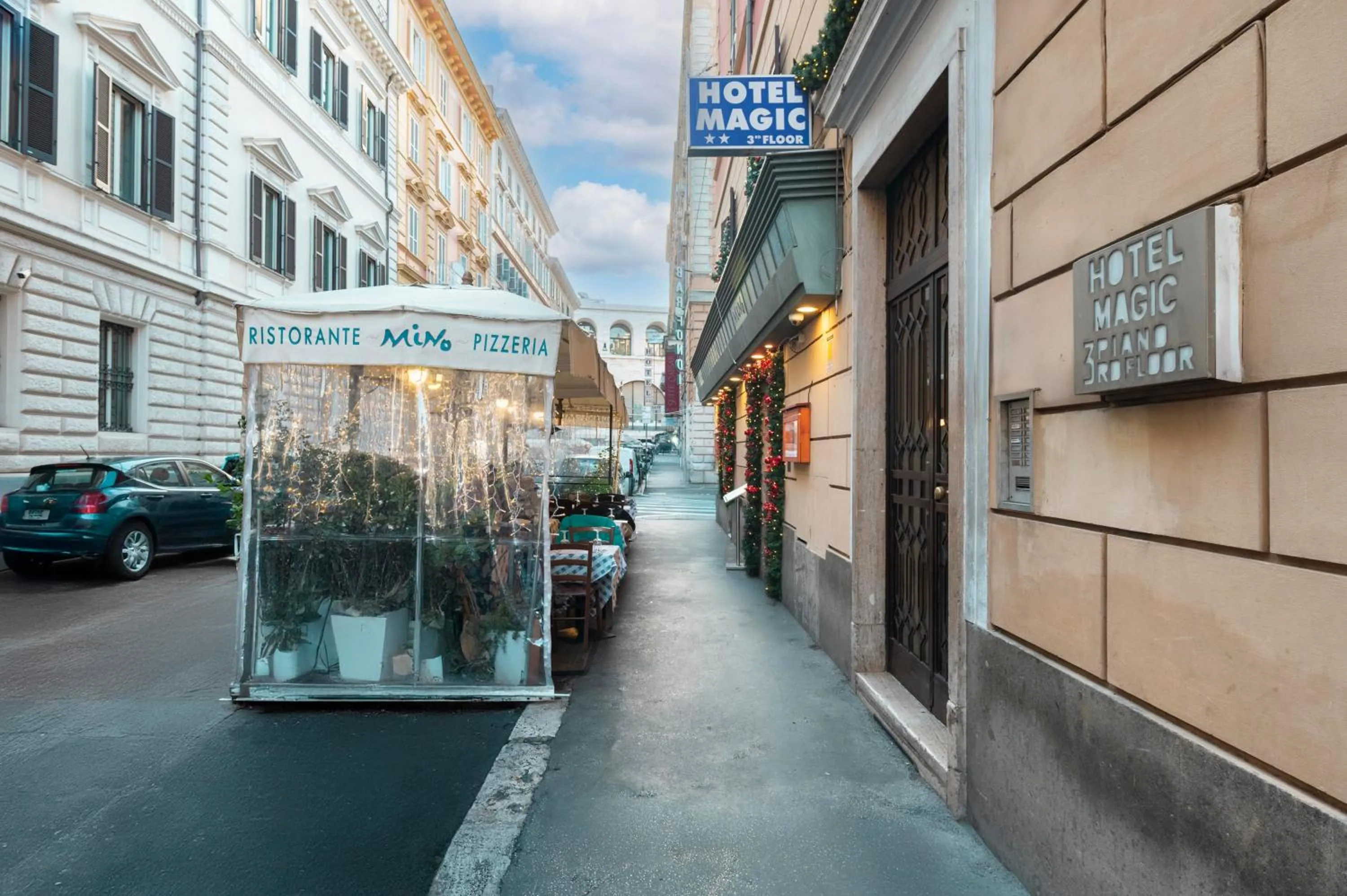 Property building in Hotel Magic