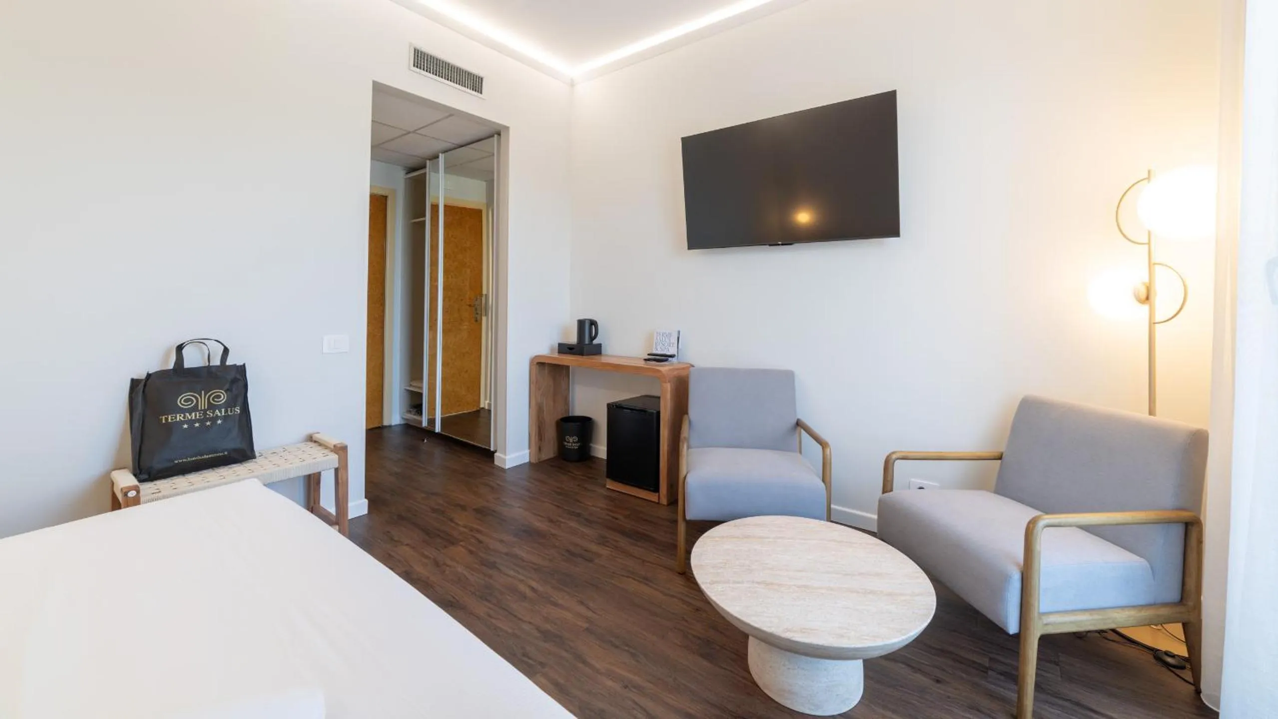 TV and multimedia, Bed in Hotel Salus Terme - Adults Only