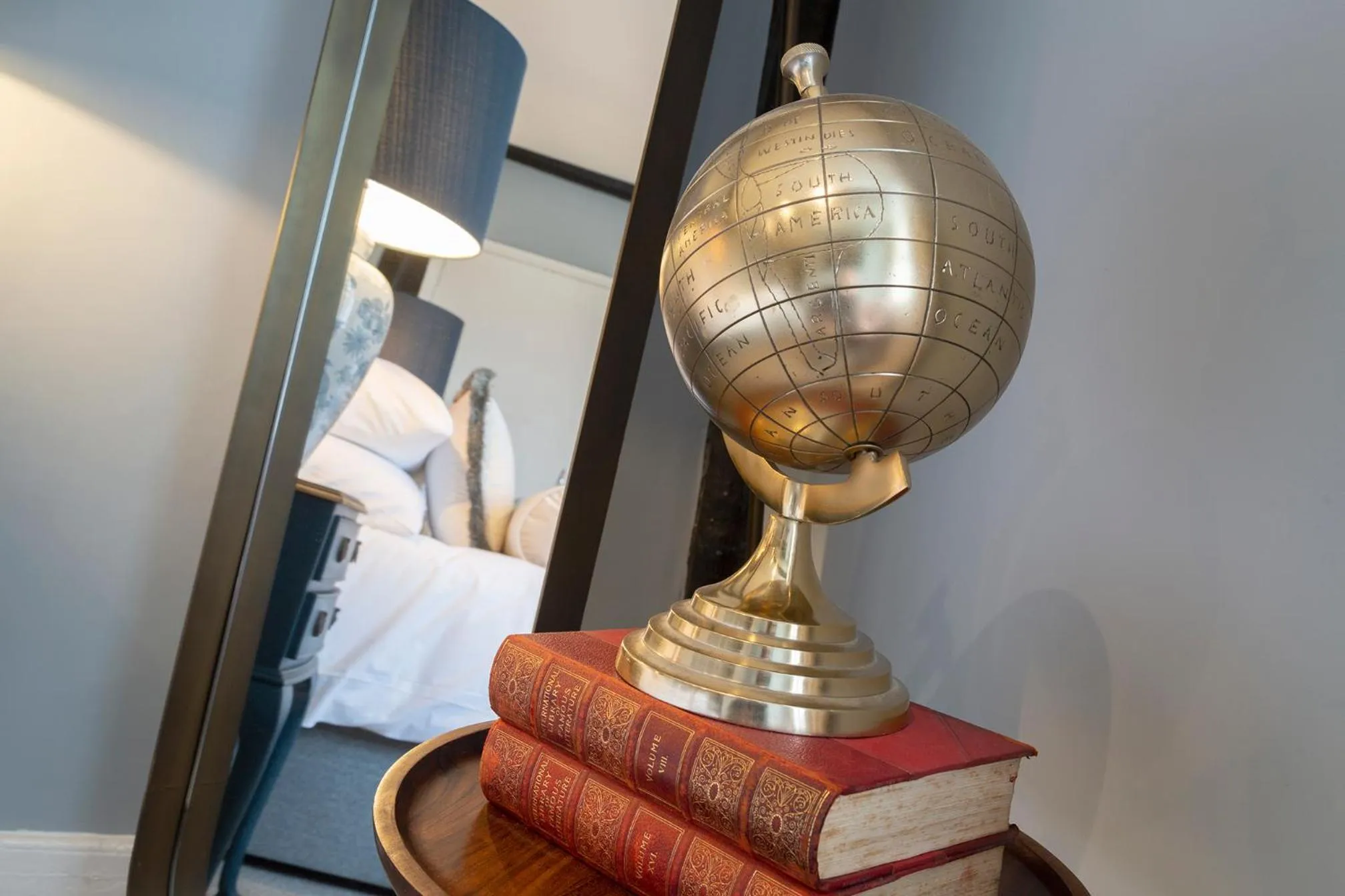 Bedroom, Bed in Worlington Hall