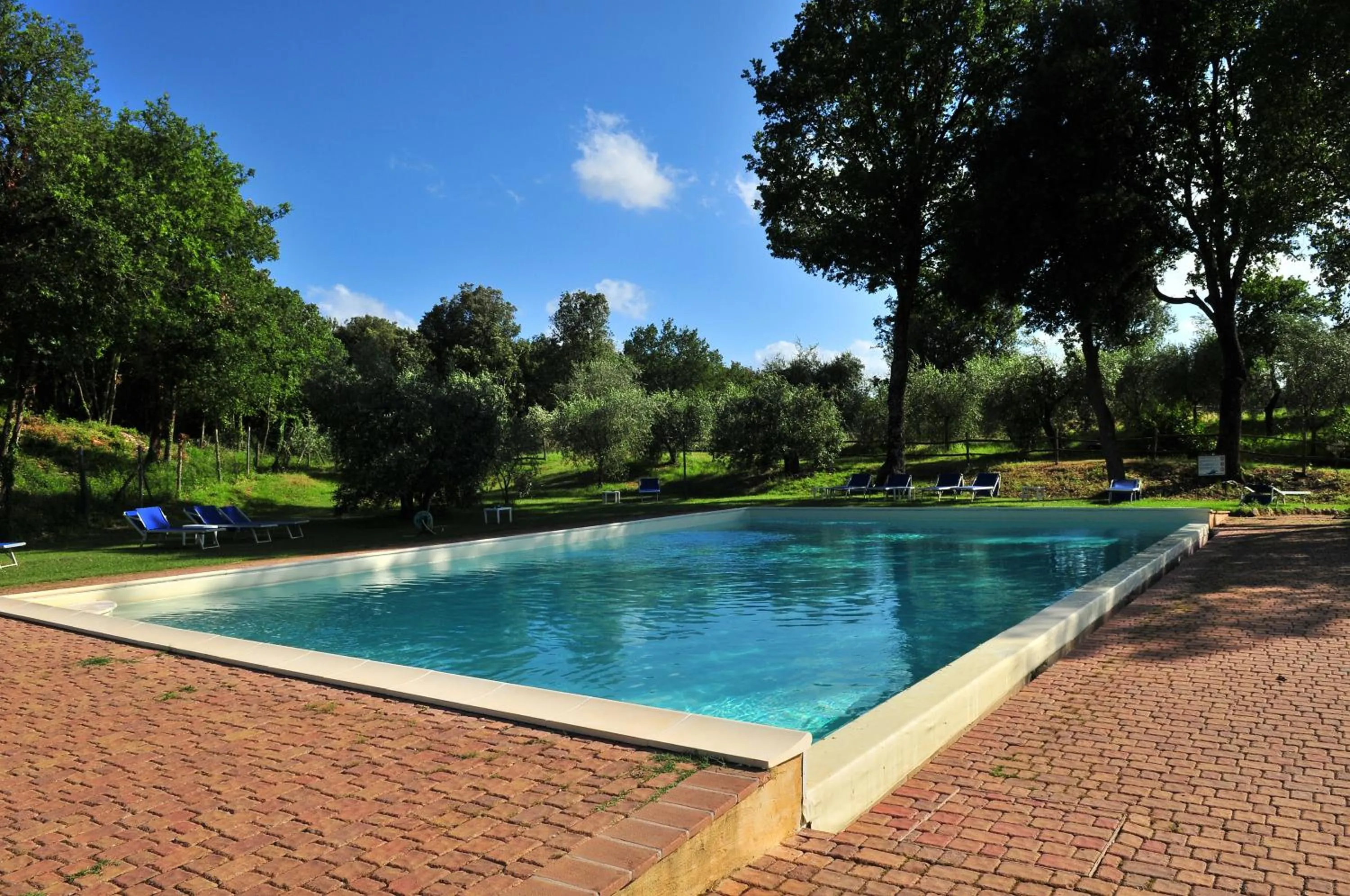 Pool view in Antico Borgo Poggiarello