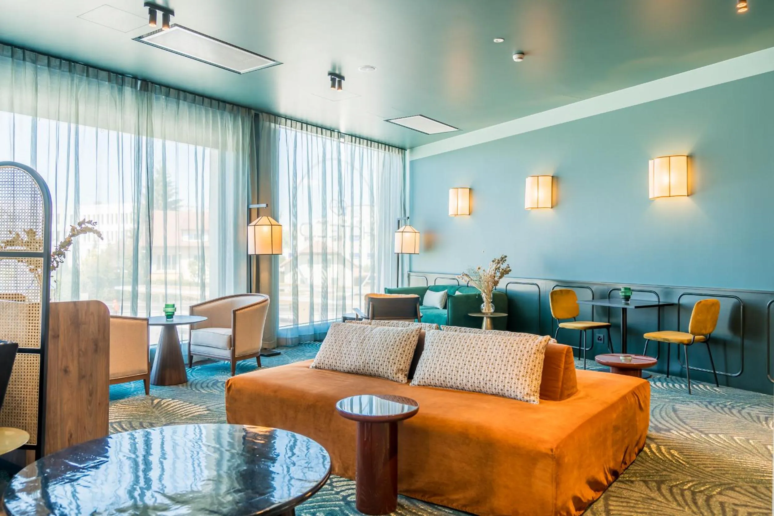 Living room in Hotel D Bulle - La Gruyère