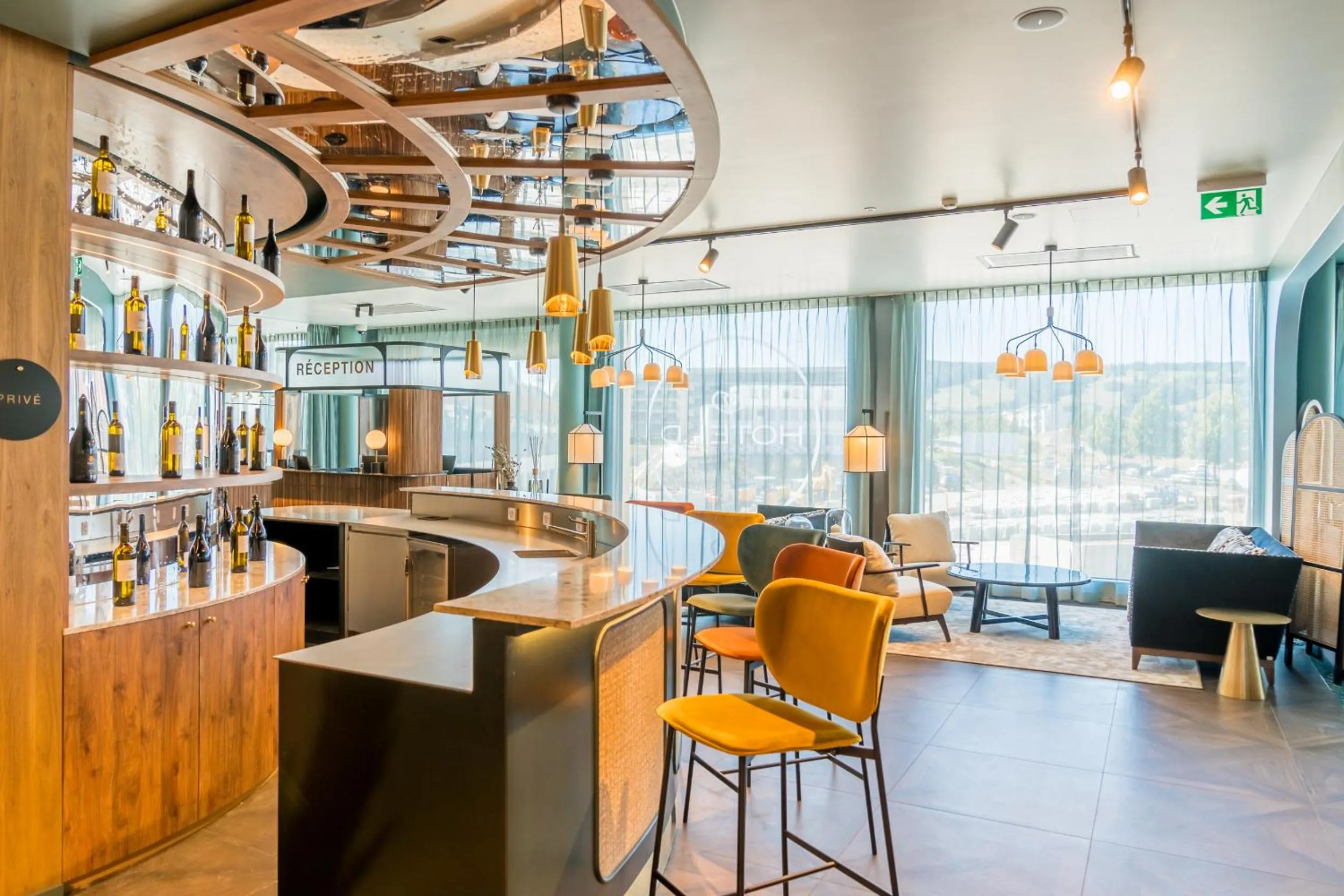 Living room in Hotel D Bulle - La Gruyère