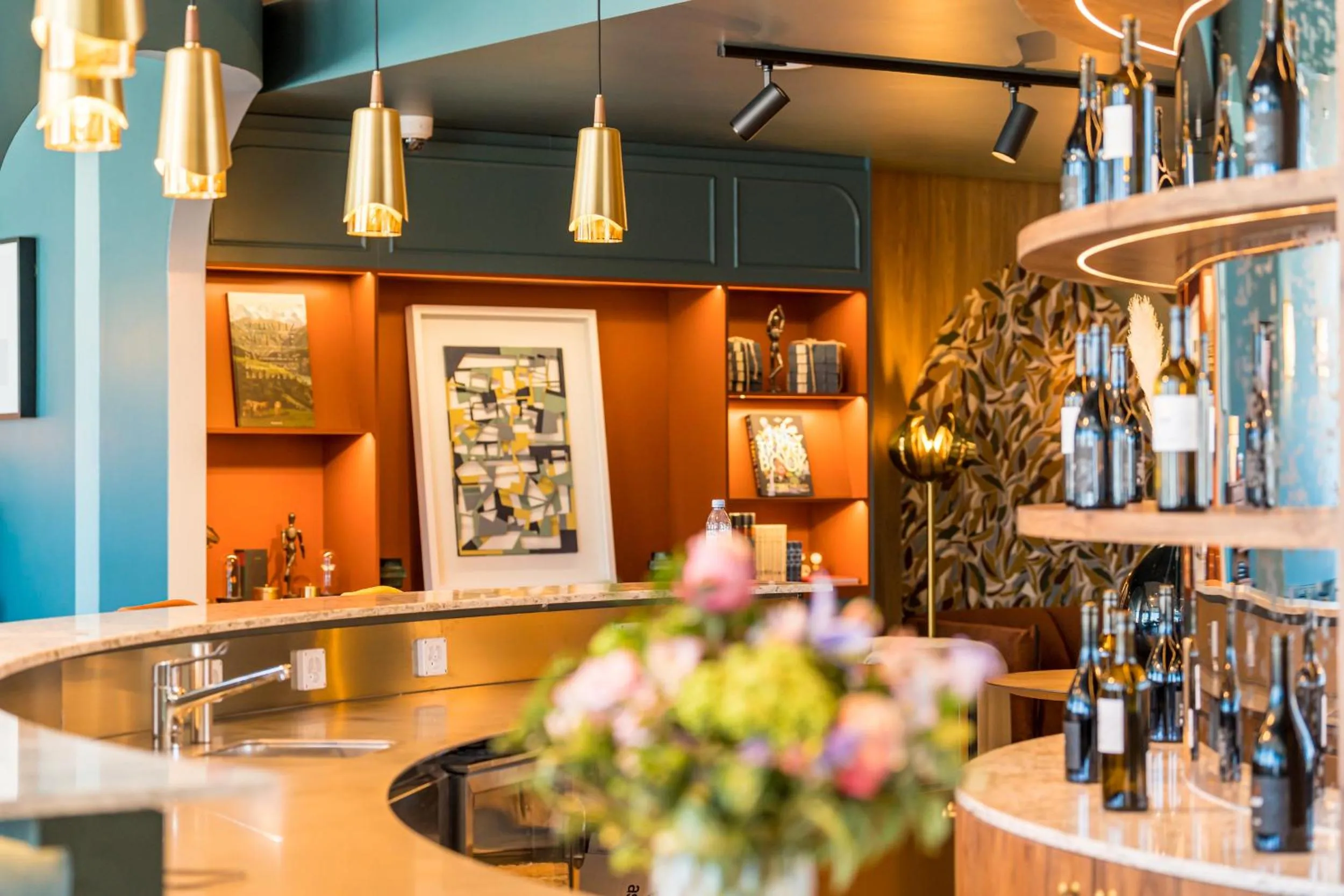 Lounge or bar in Hotel D Bulle - La Gruyère