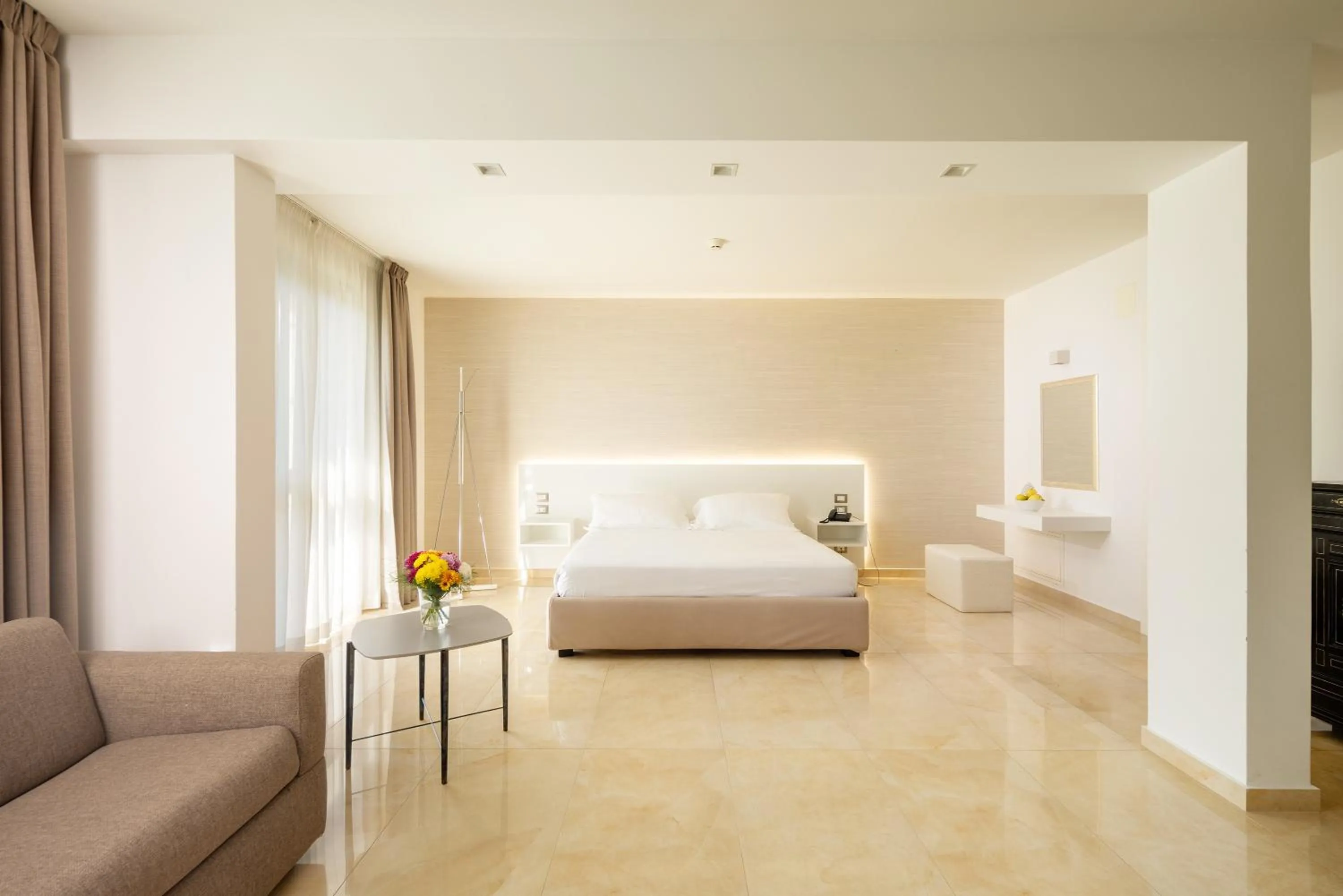 Bed in D'Aragona Lifestyle Hotel