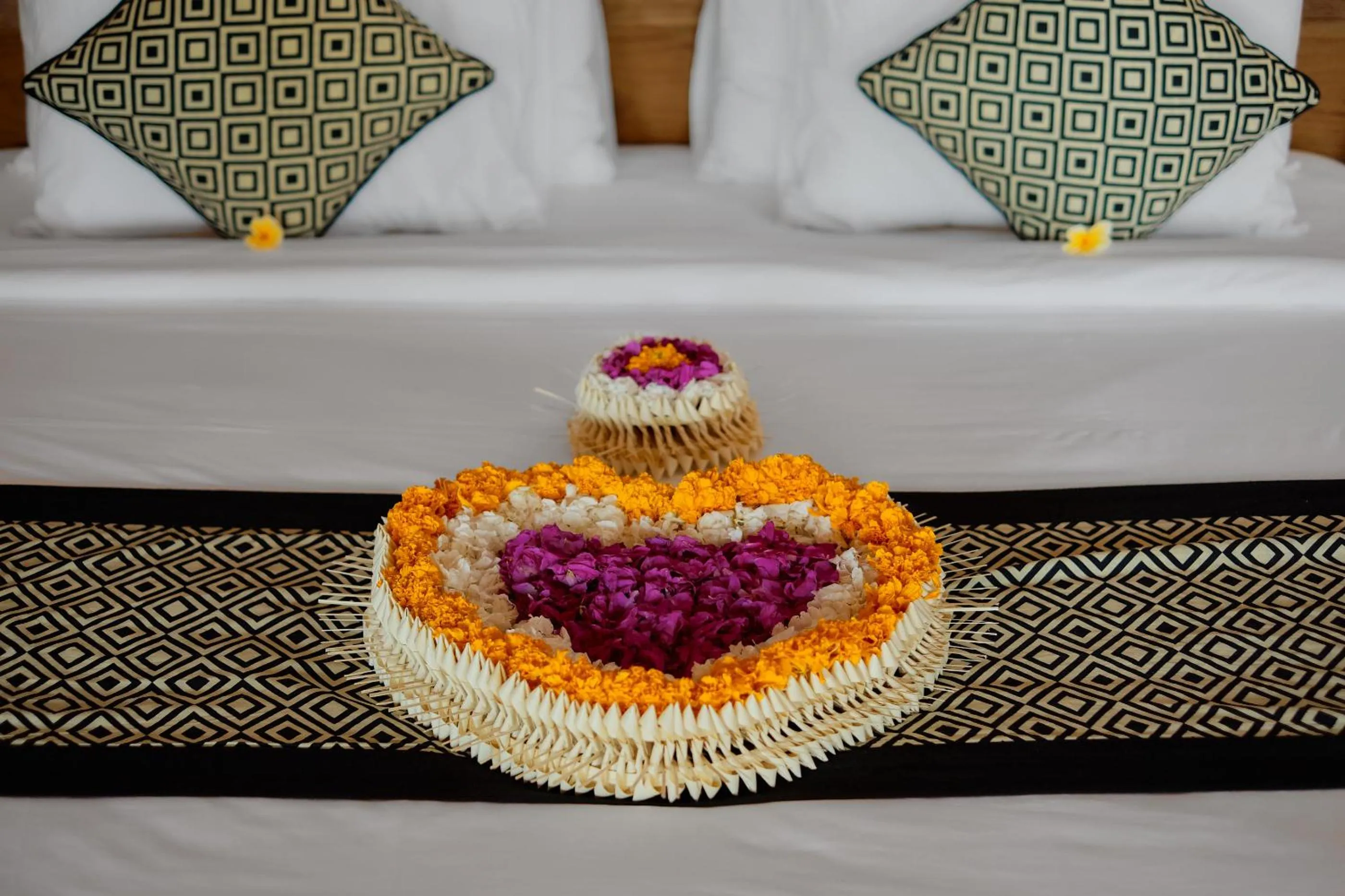 Bed in Anandari Ubud Villa