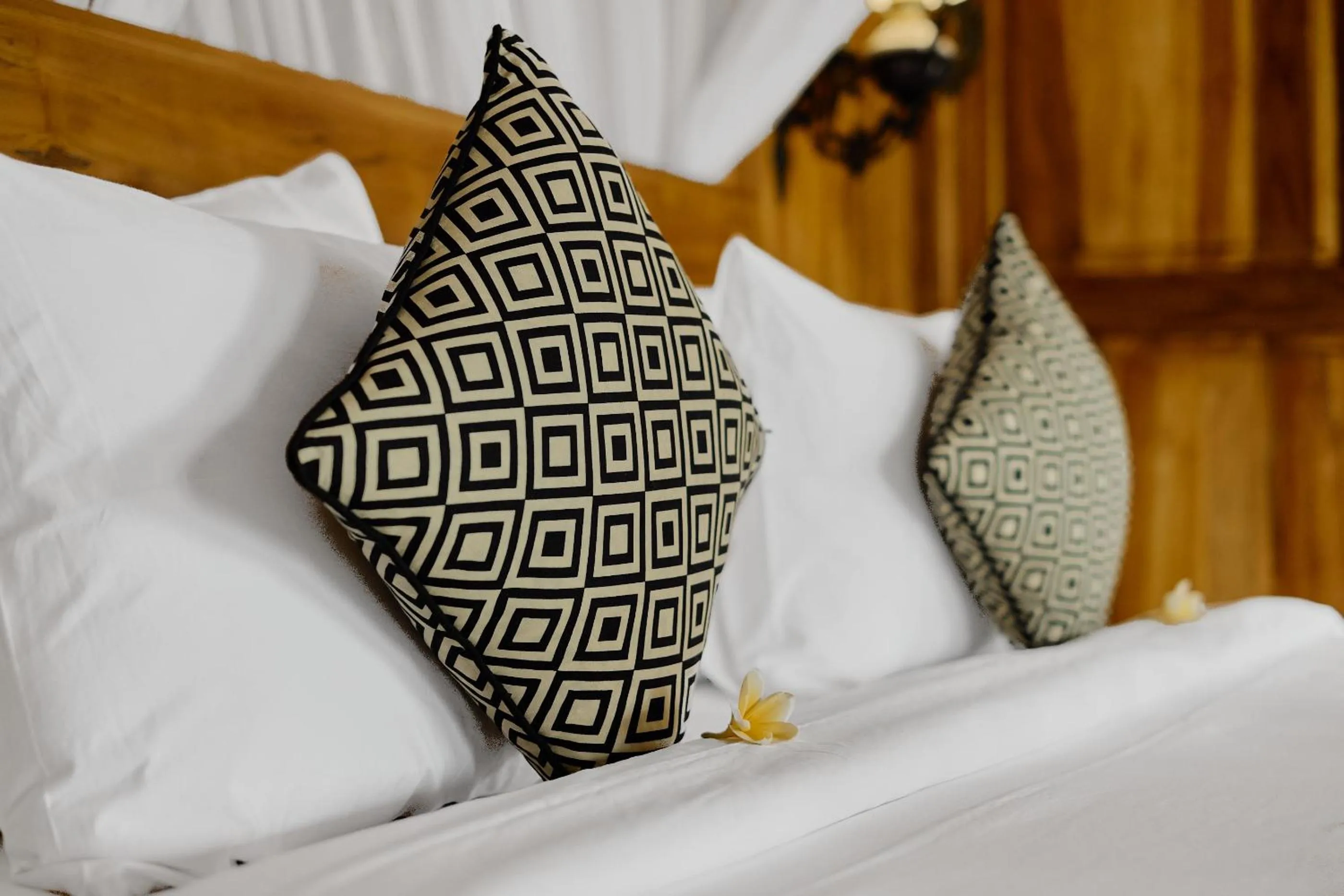 Bed in Anandari Ubud Villa