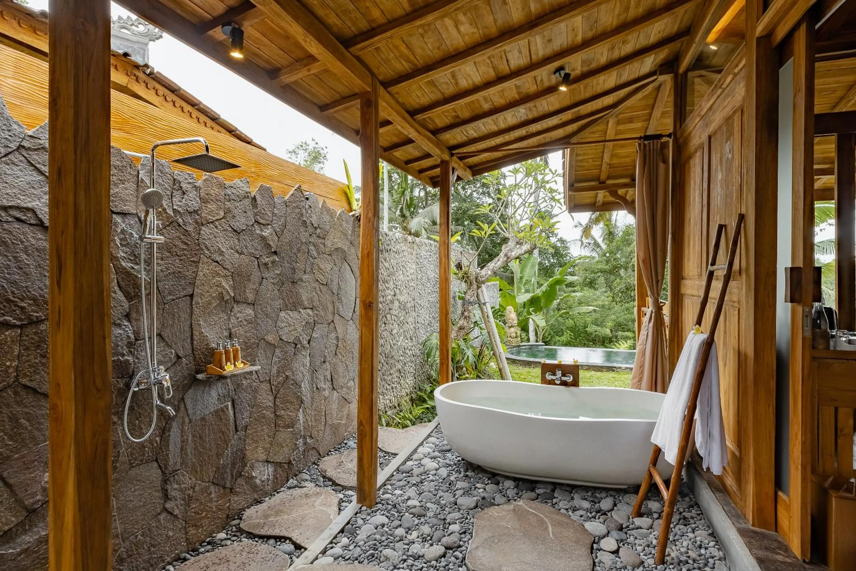 Shower in Anandari Ubud Villa
