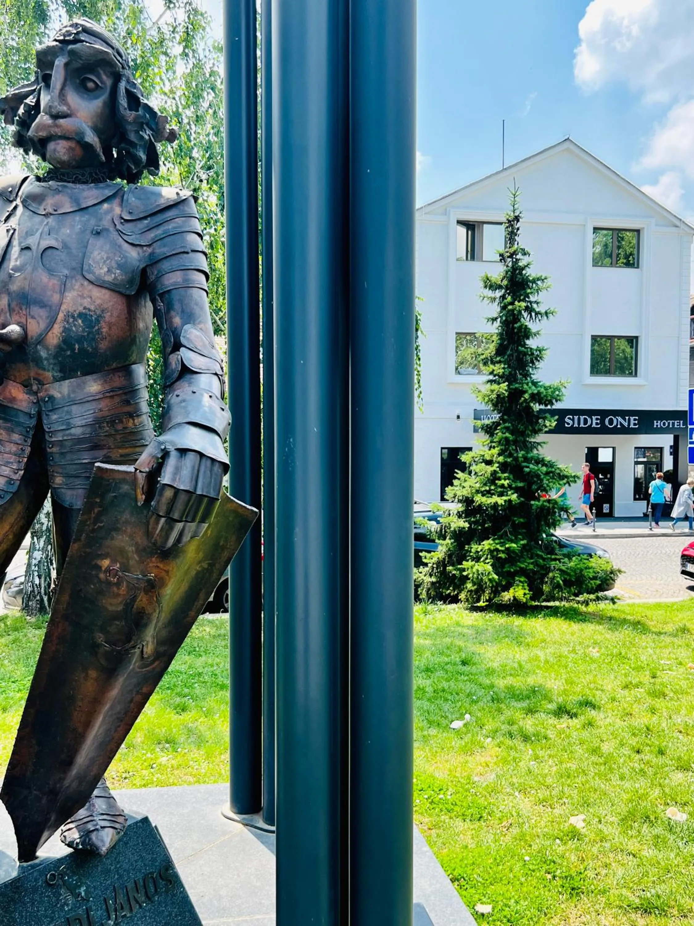 Property building in Side One Design Hotel Garni