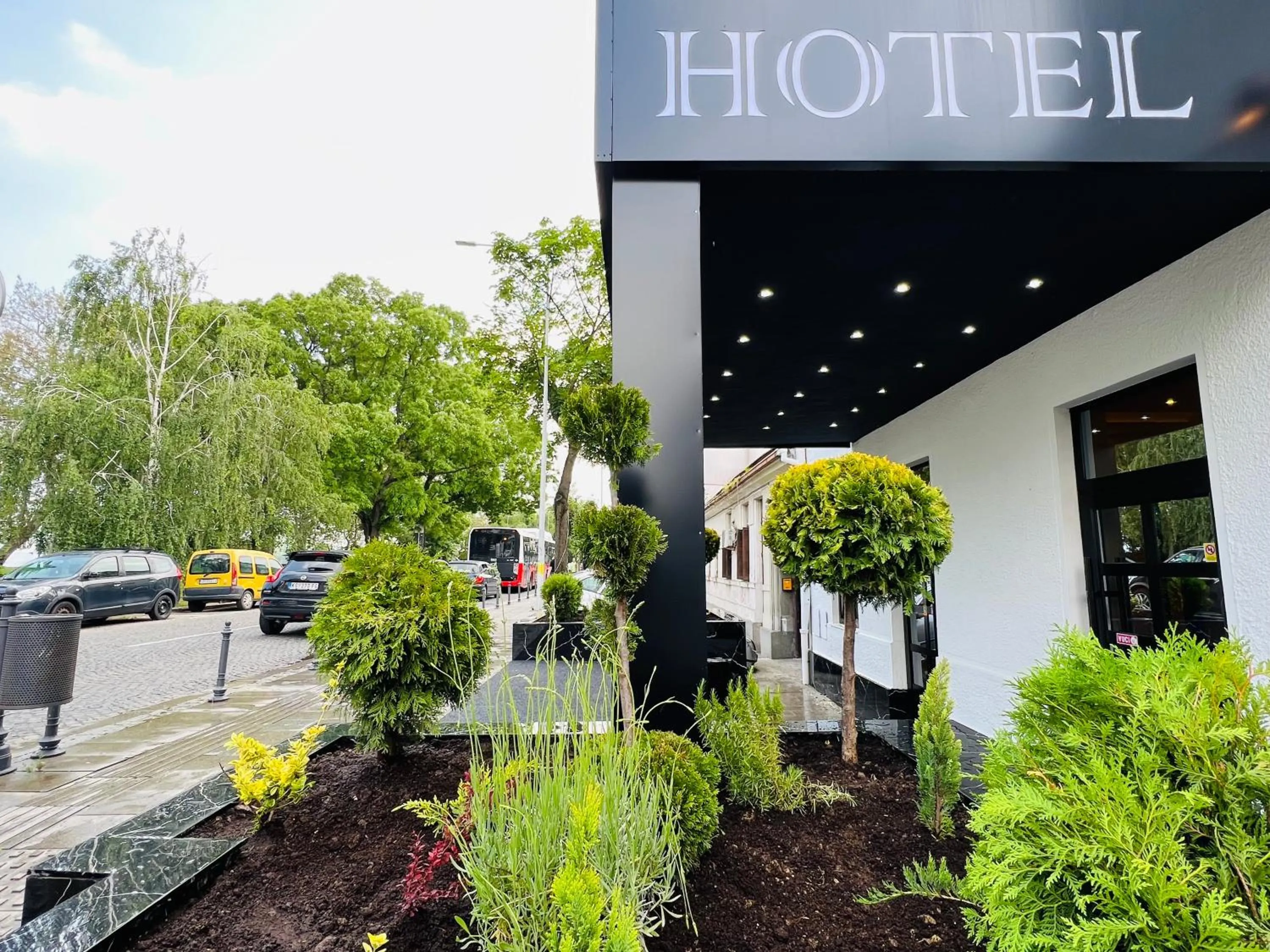 Property building in Side One Design Hotel Garni