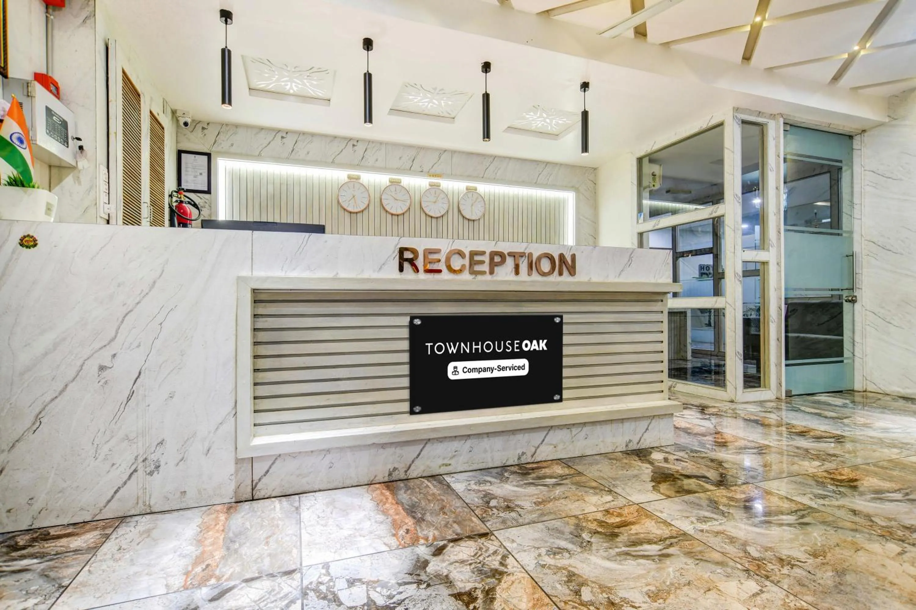Lobby or reception in Townhouse Oak PTC Indore Junction