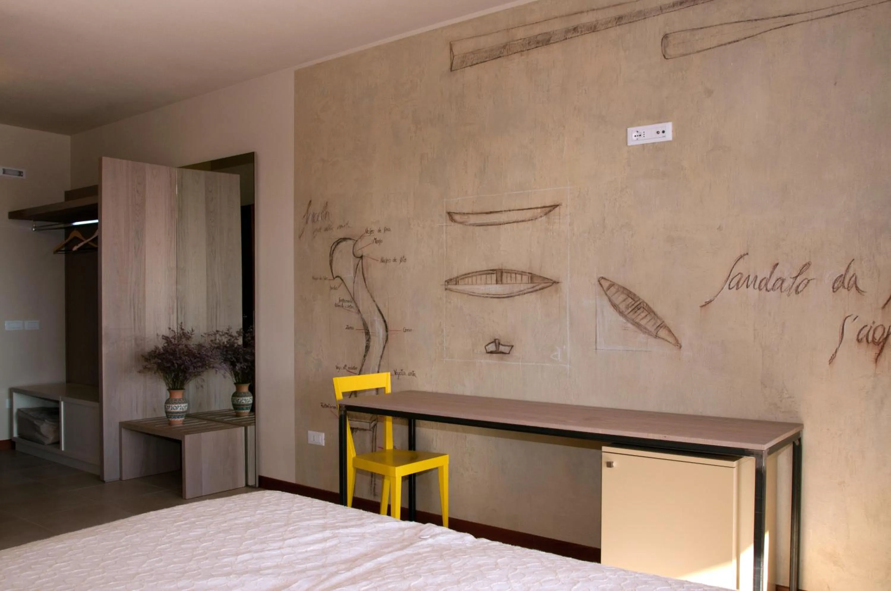 Decorative detail, Bed in Agriturismo La Barena