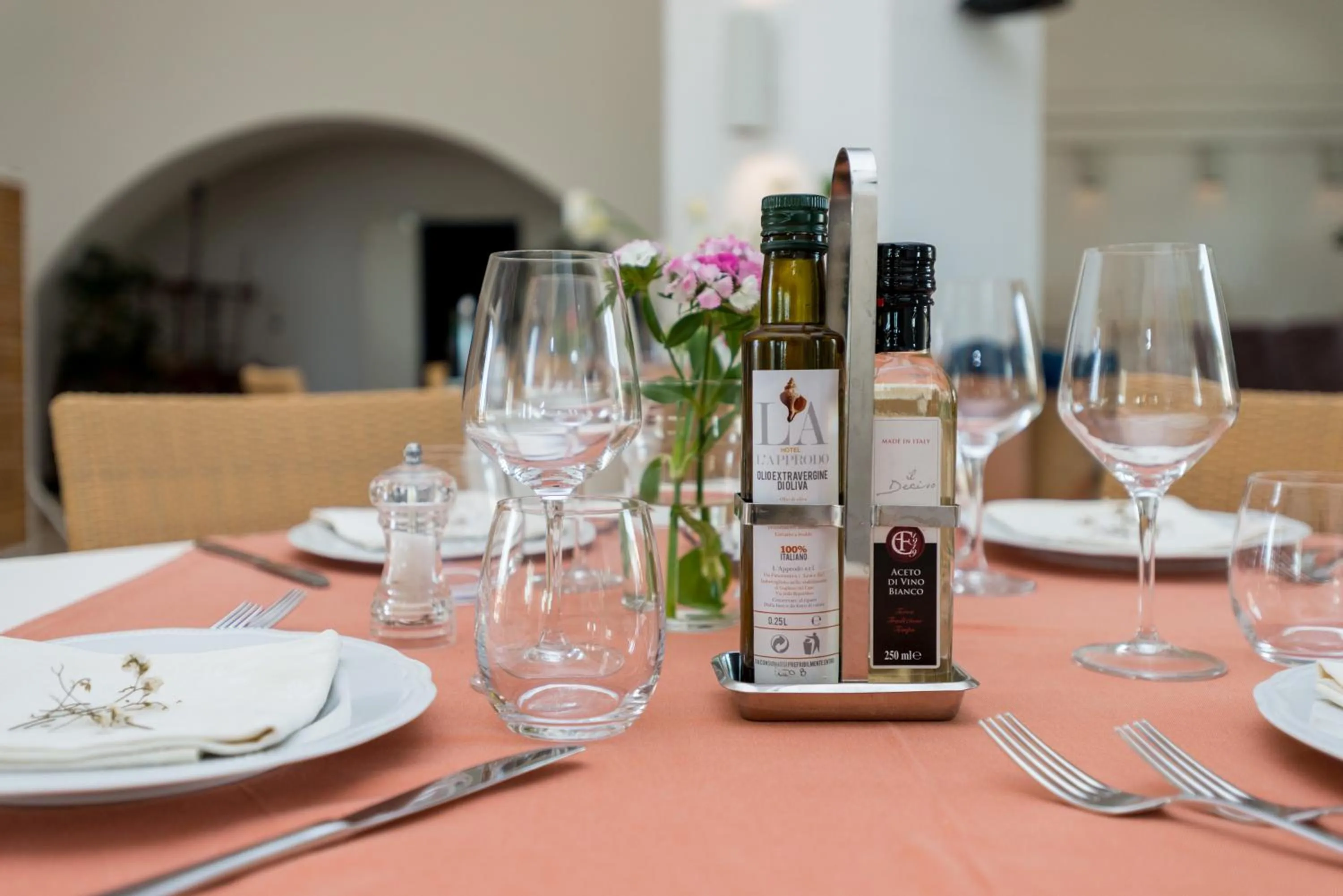 Restaurant/places to eat in Approdo Boutique Hotel Leuca