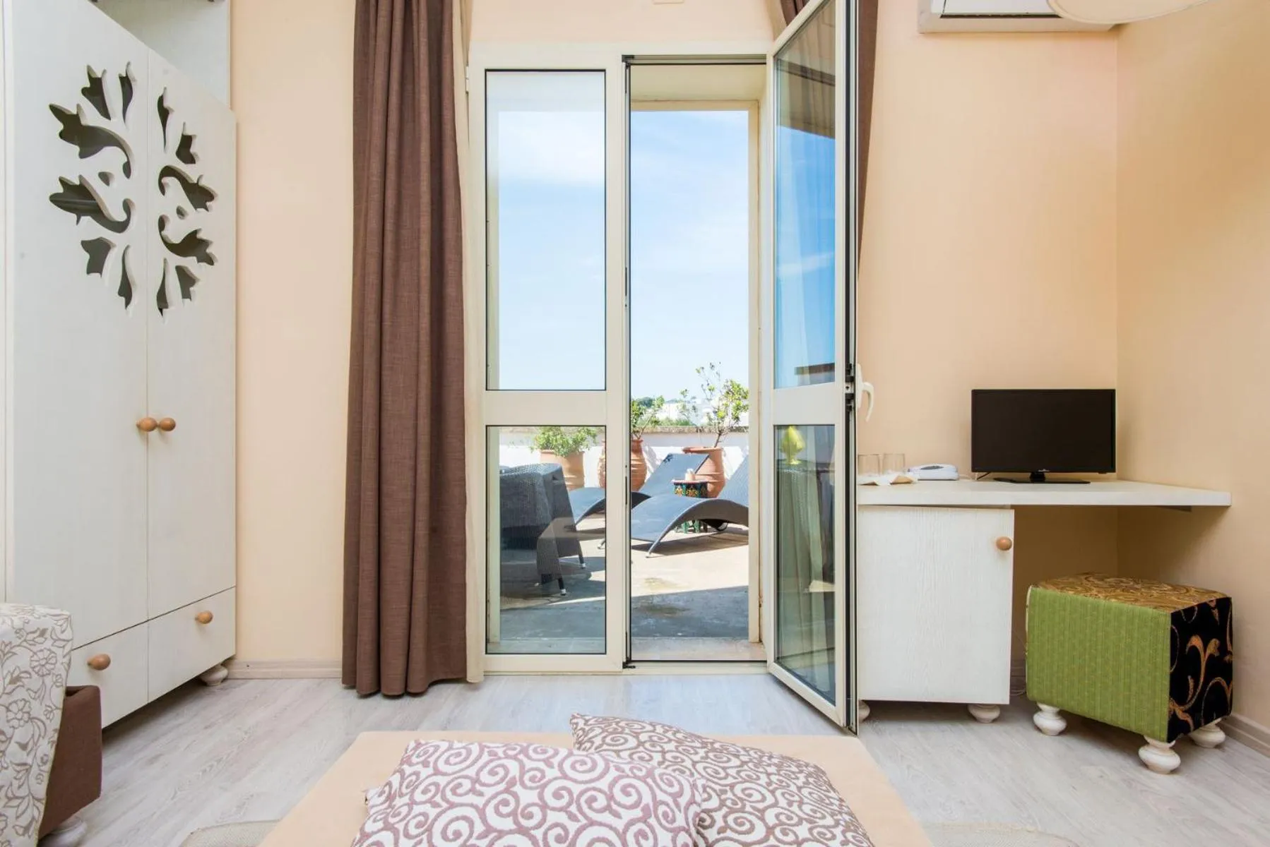 Sea view, Bed in Approdo Boutique Hotel Leuca