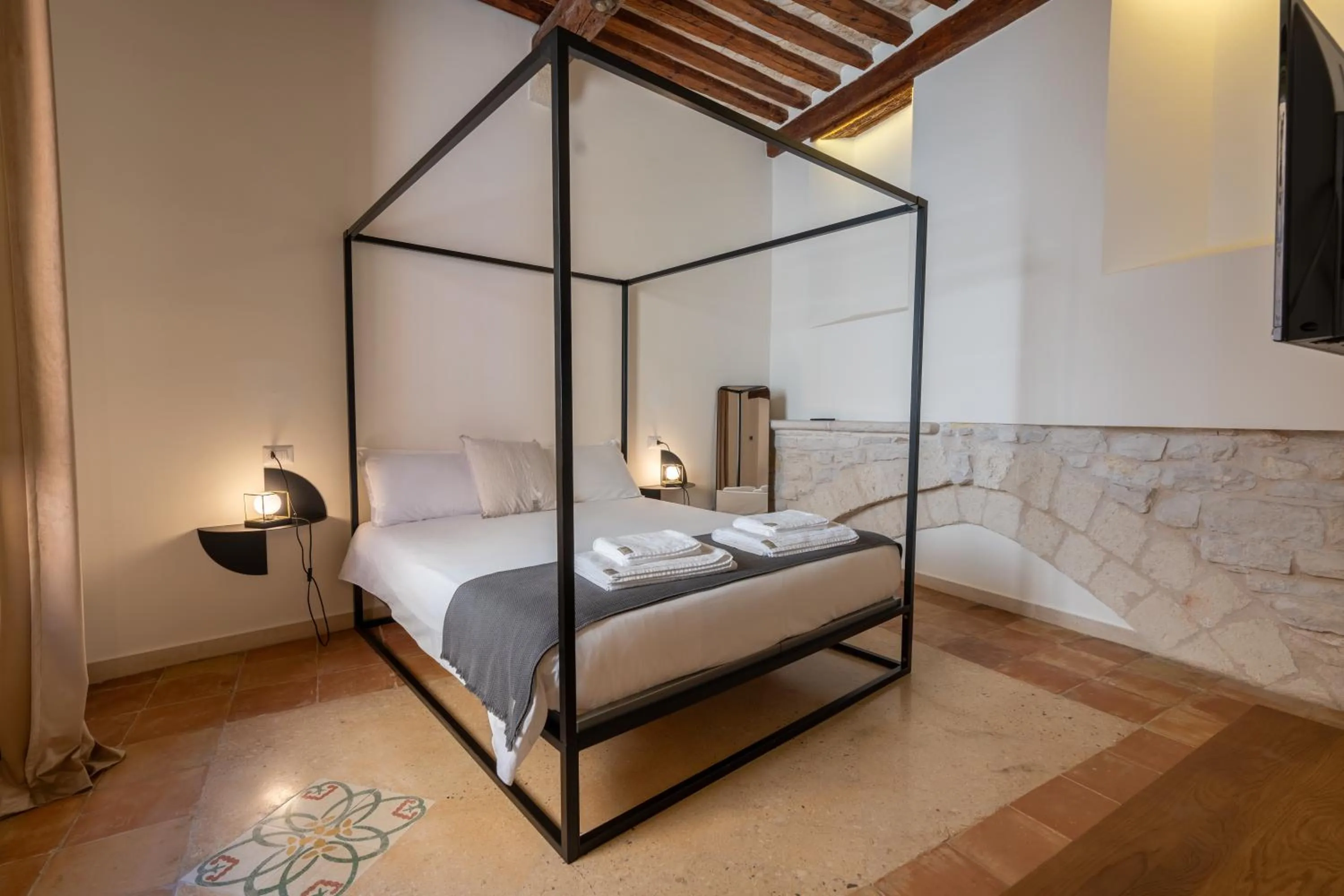 Photo of the whole room, Bed in B&B Palazzo Vittoria