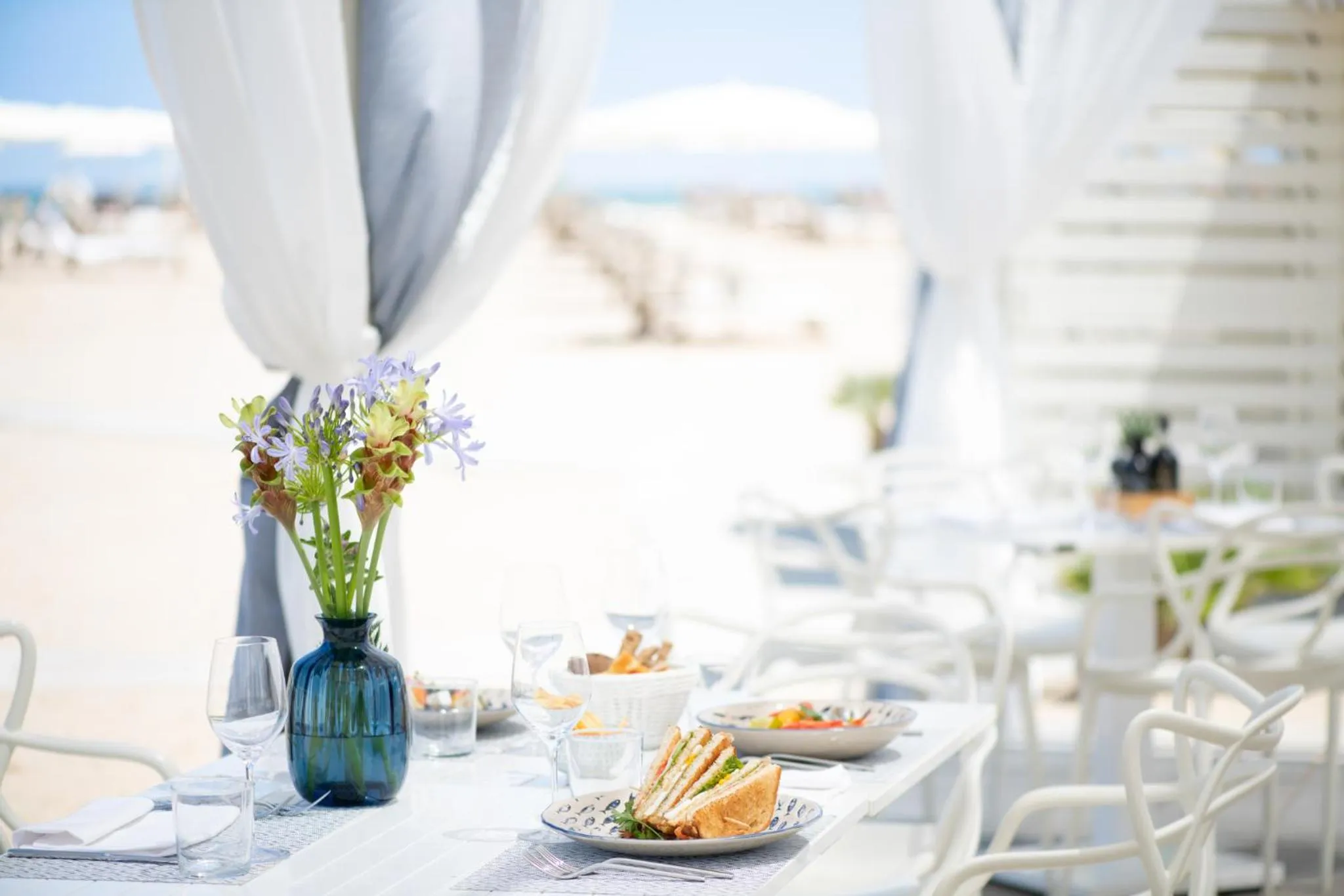 Beach in Grand Hotel Rimini