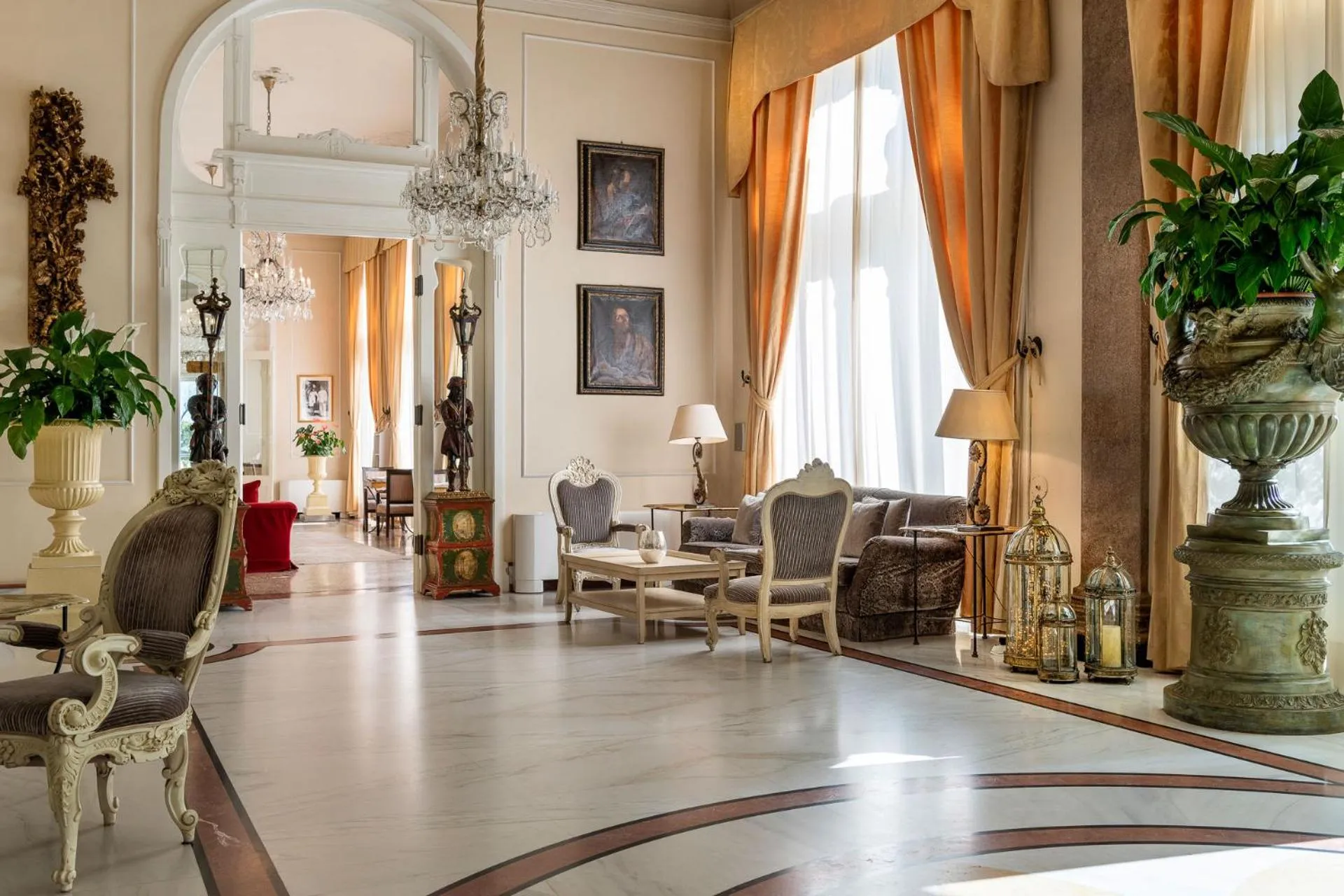 Lobby or reception in Grand Hotel Rimini