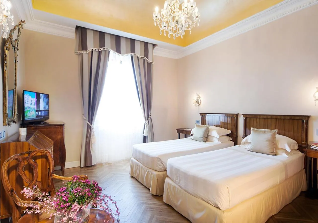 Bed in Grand Hotel Rimini