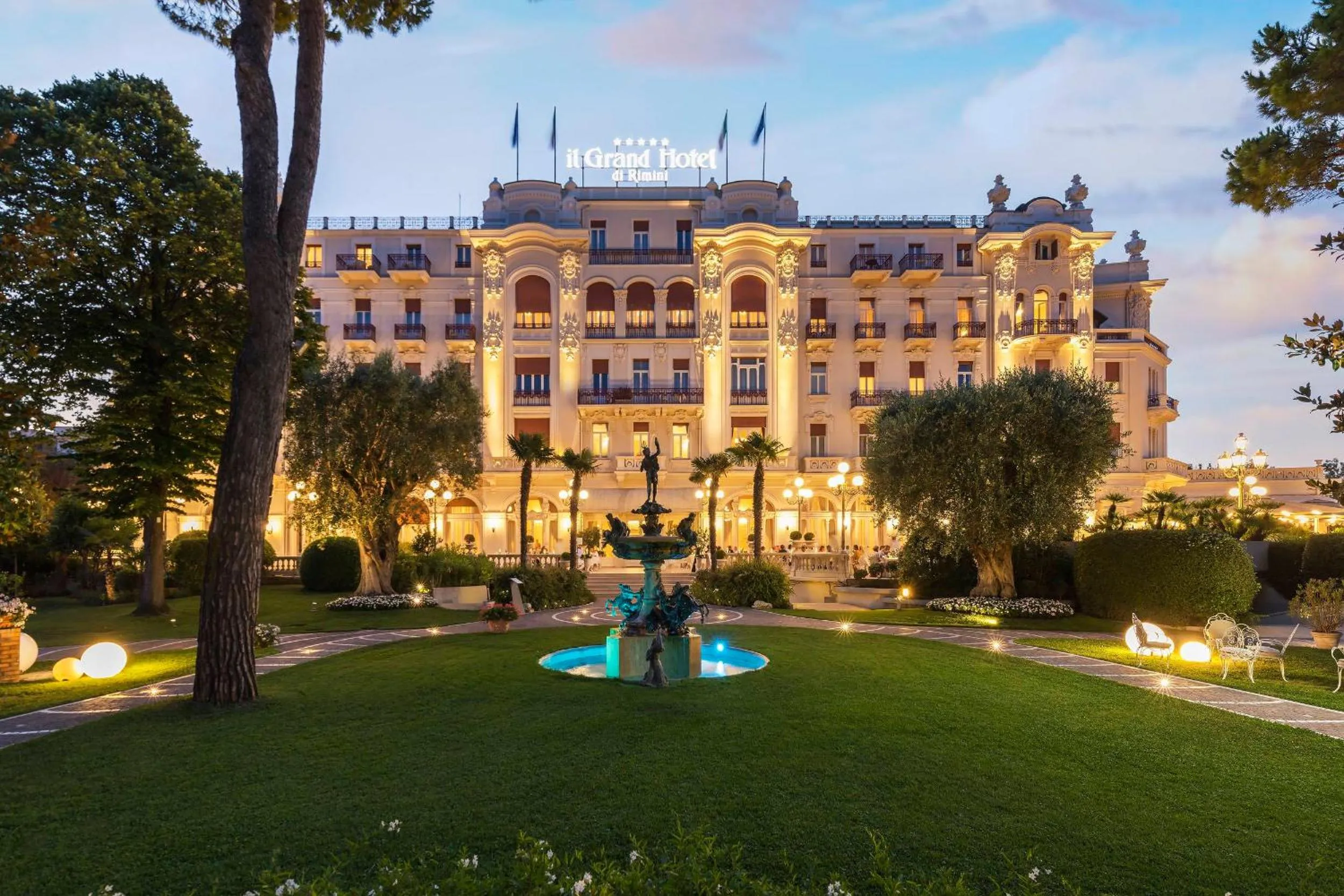 Property building in Grand Hotel Rimini