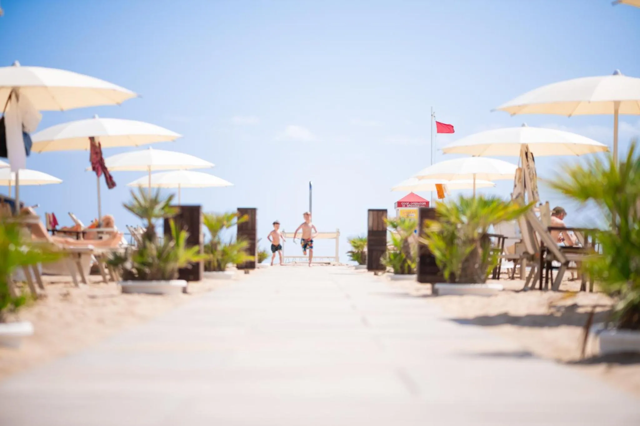 Beach in Grand Hotel Rimini