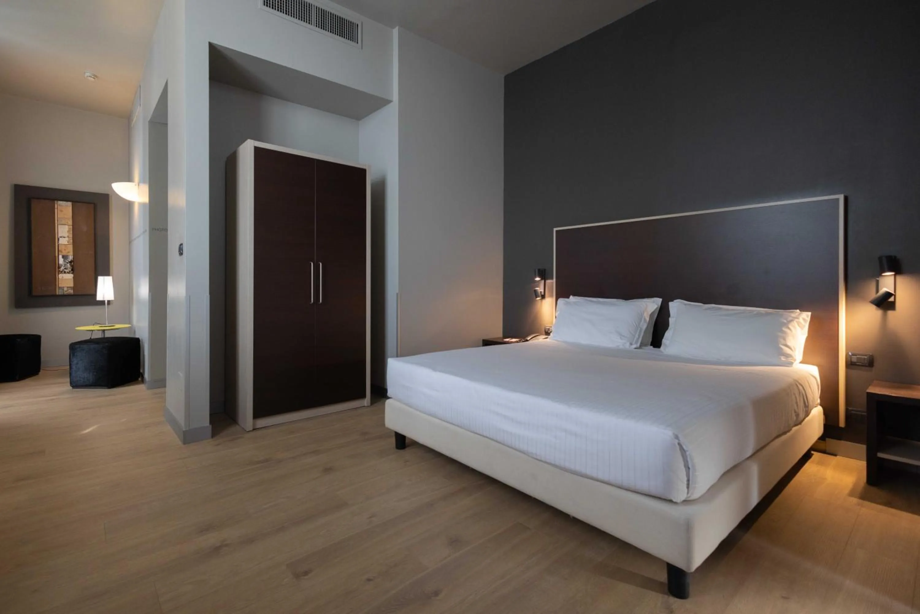 Bed in Art Hotel Olympic