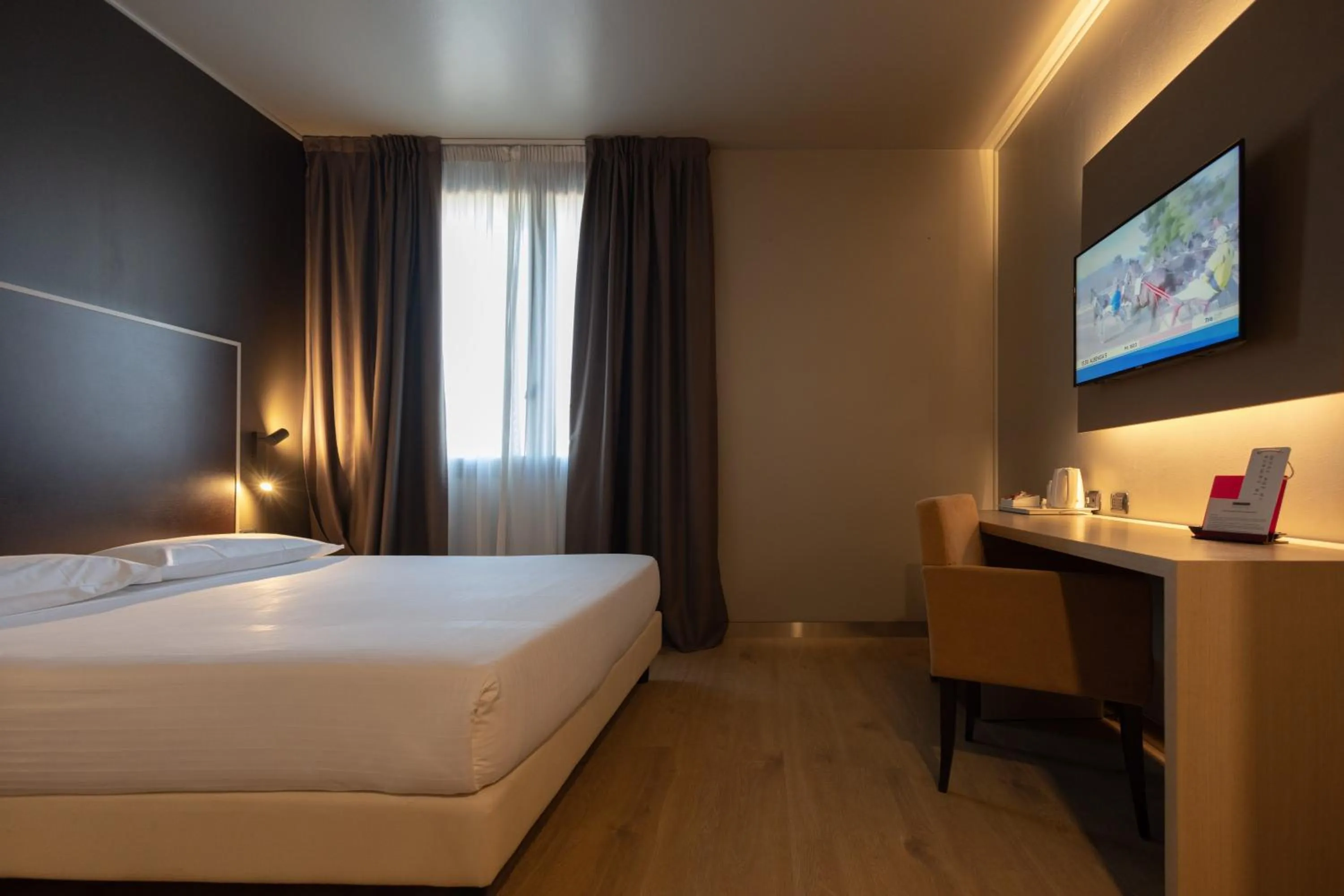 Bed in Art Hotel Olympic