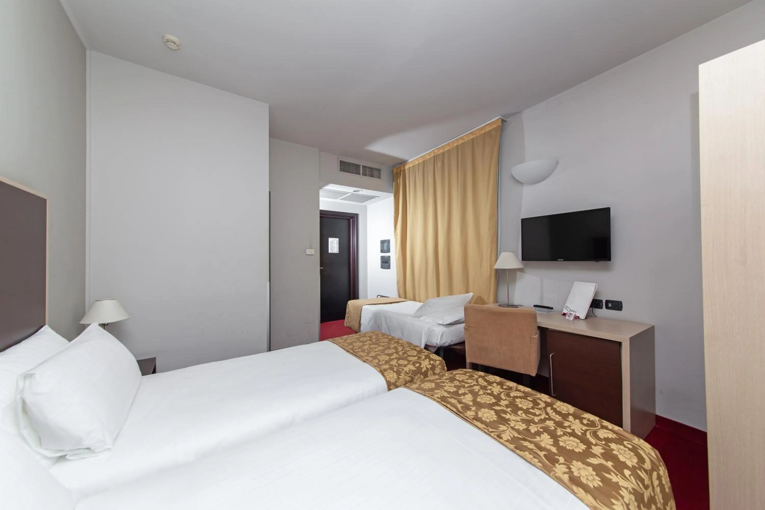 Bed in Art Hotel Olympic