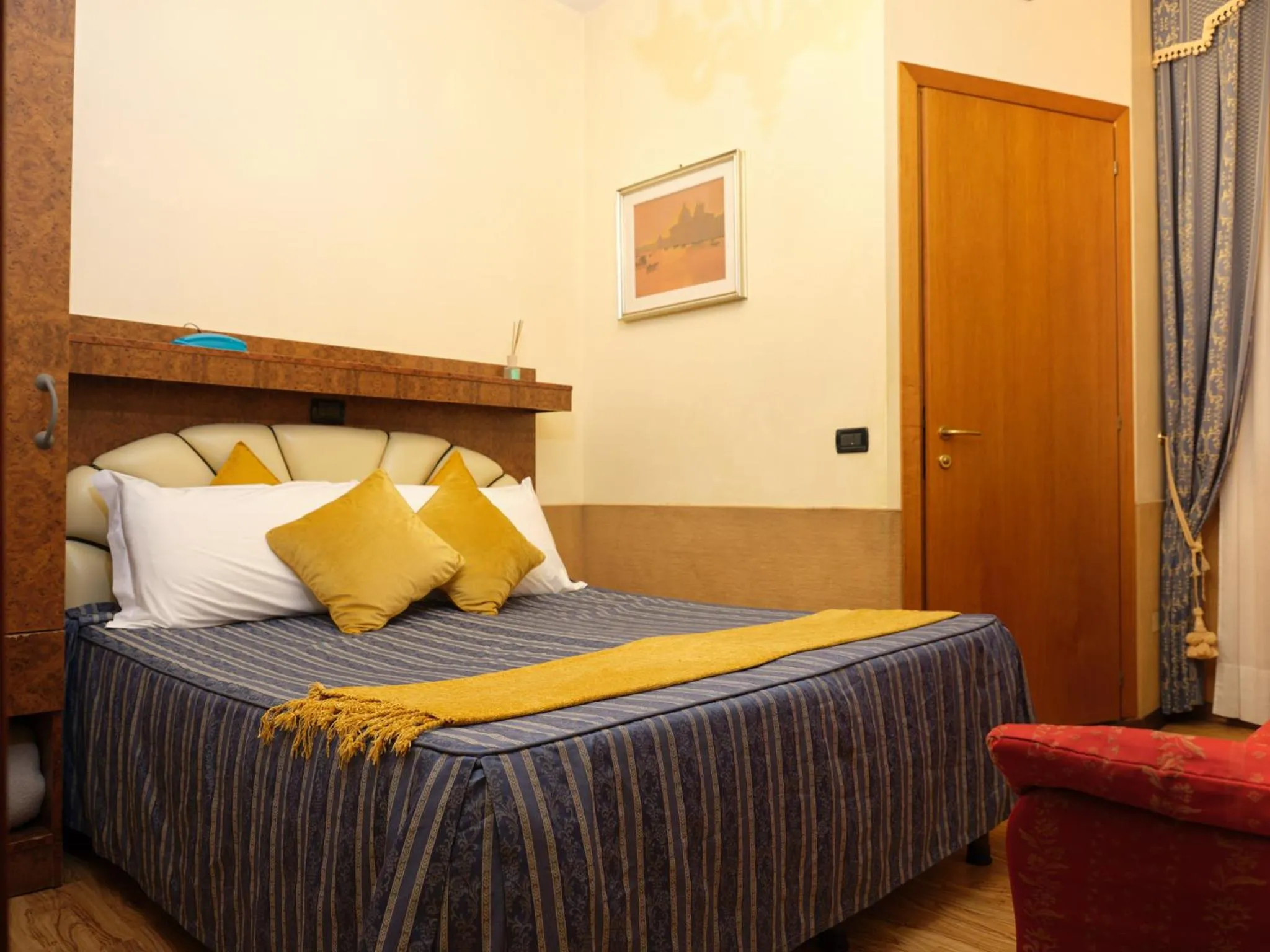 Bed in Atlantide Hotel