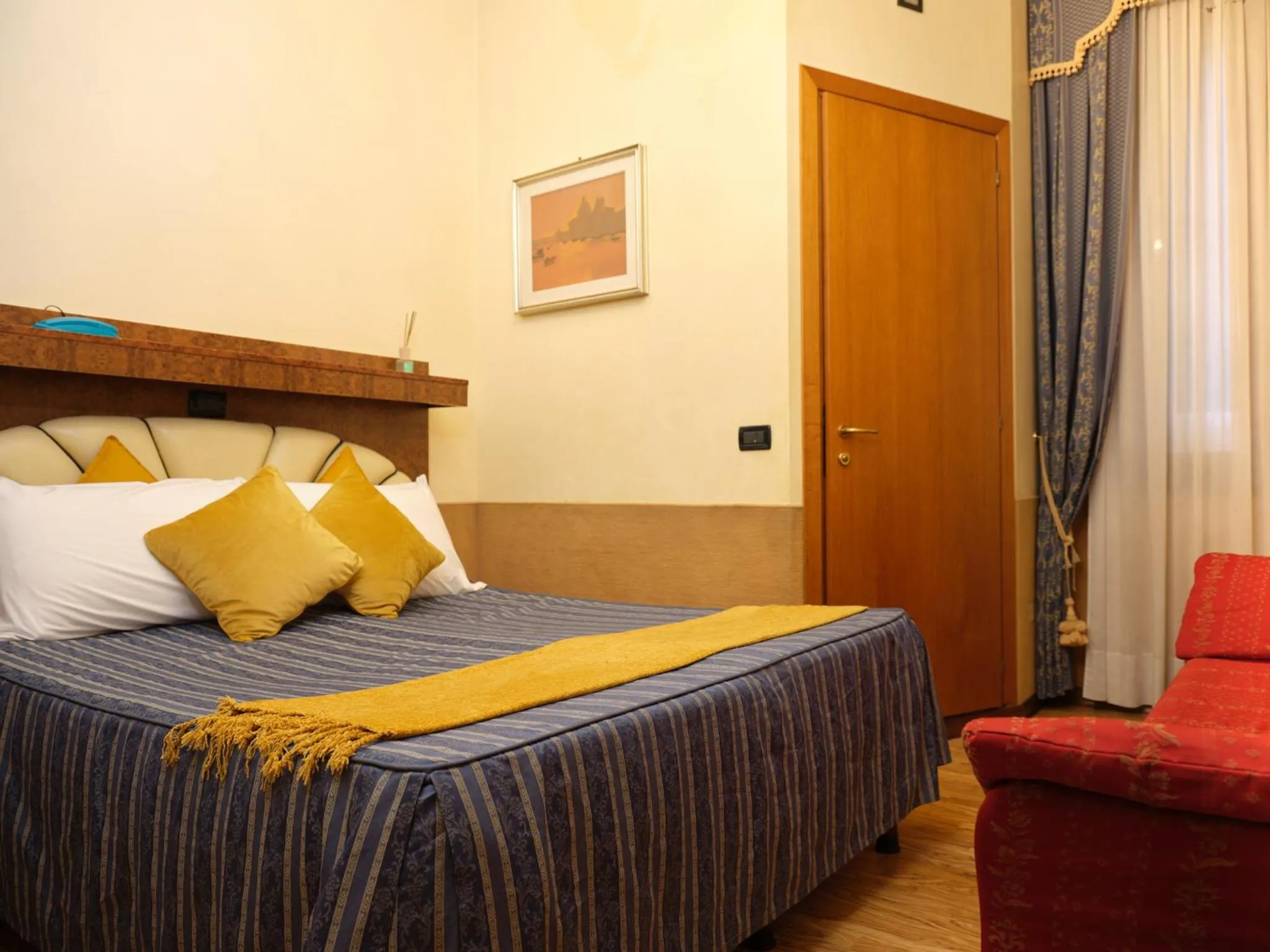 Bed in Atlantide Hotel