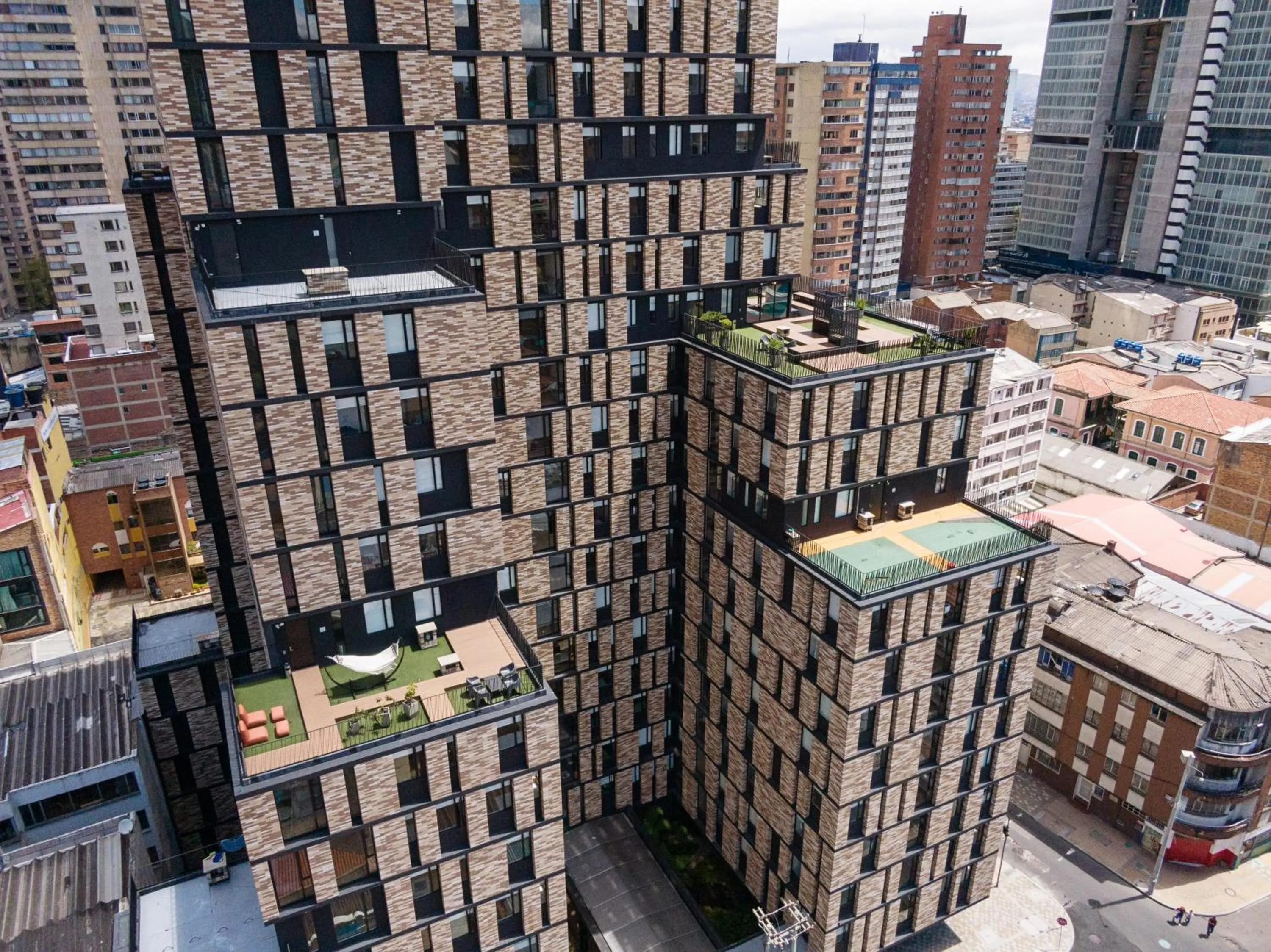 City view in CentralX 21 Bogotá