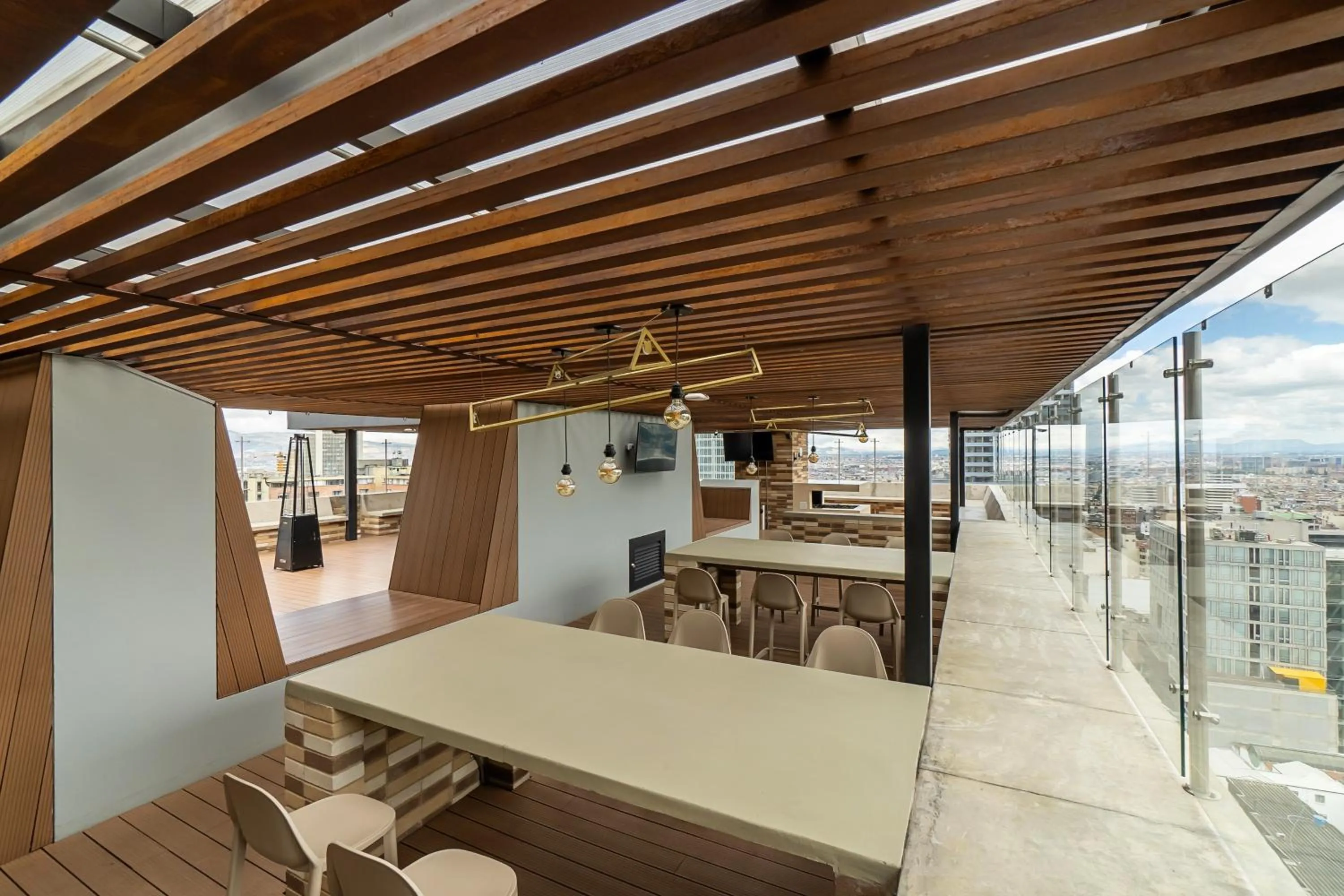 Balcony/Terrace in CentralX 21 Bogotá