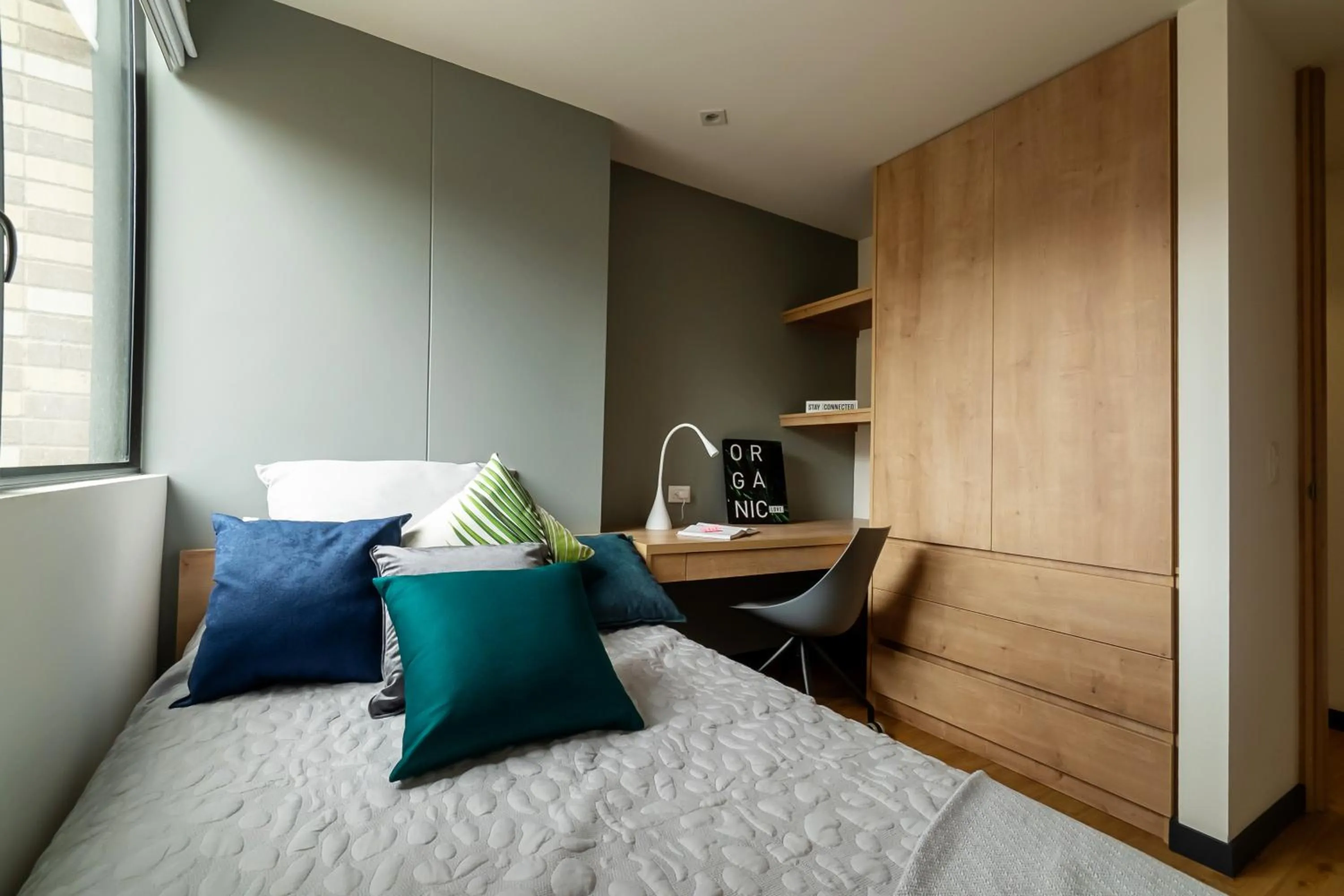 Living room, Bed in CentralX 21 Bogotá