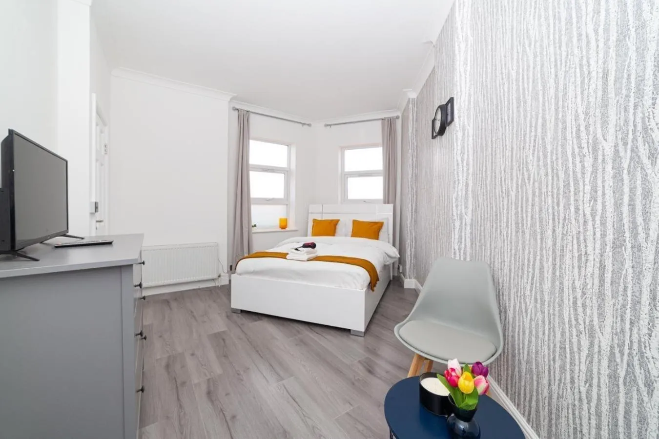 Bedroom, Bed in Diana Hotel Near Wembley Self Serviced Apartments