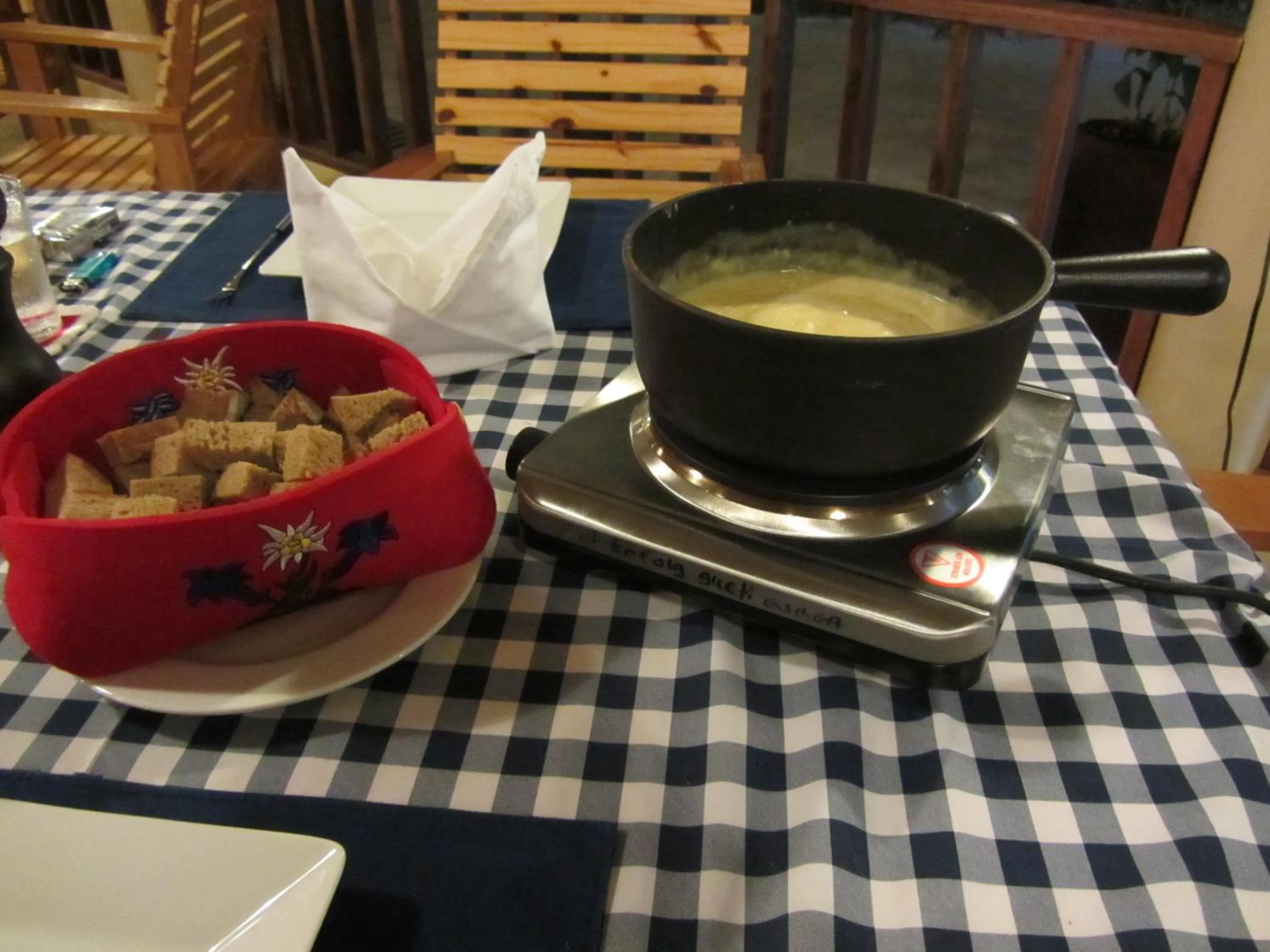 Dinner in Flower Paradise Bungalows & Swiss Restaurant Roestiland