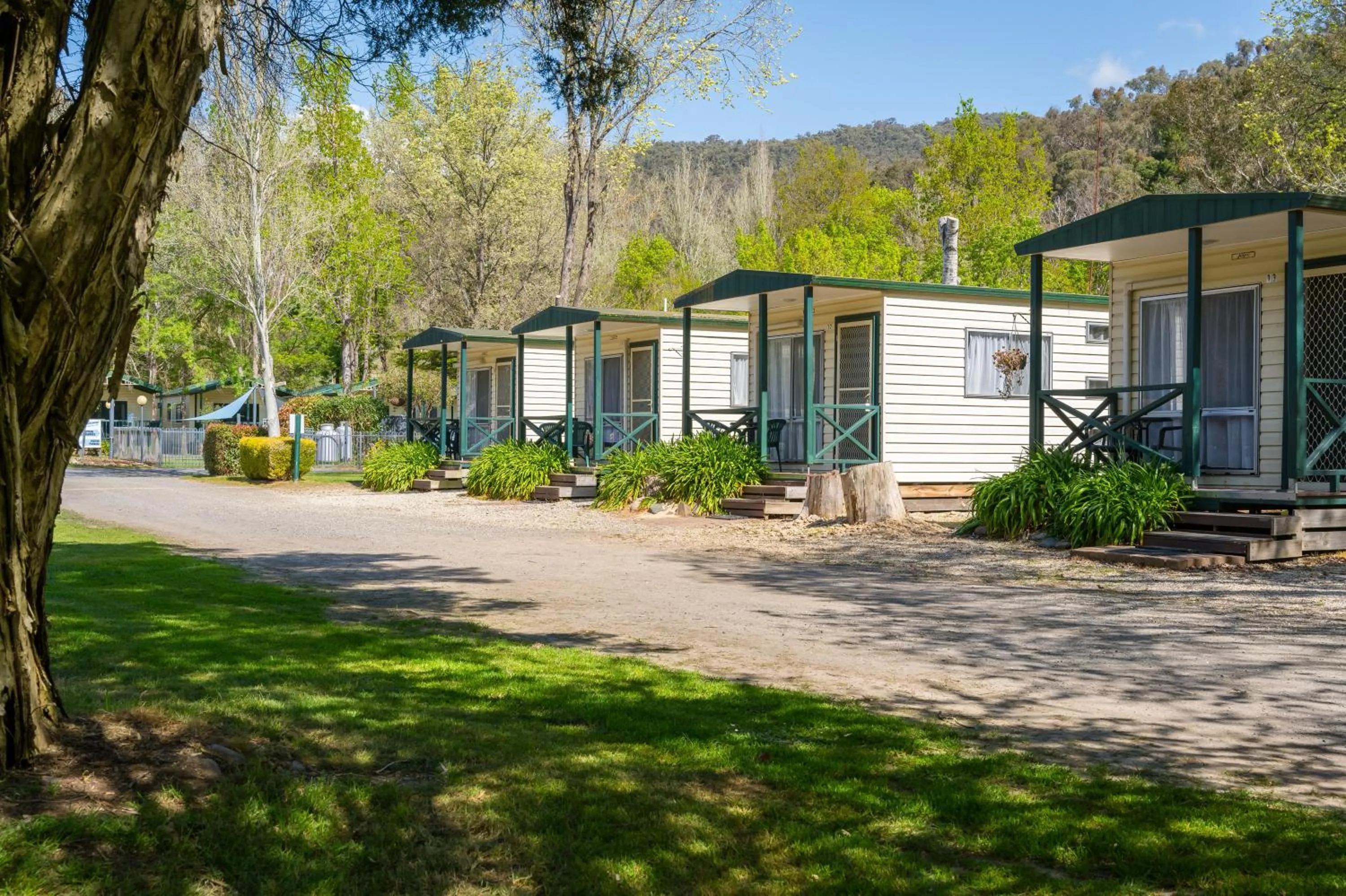 Property building in Bright Accommodation Park