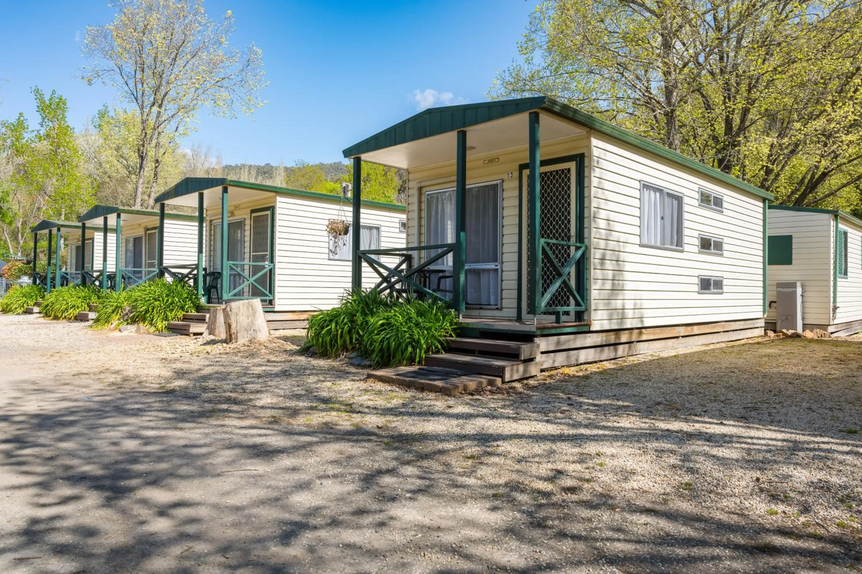 Property building in Bright Accommodation Park